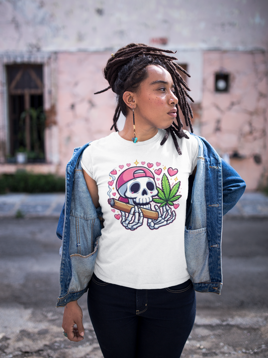 420 Skeleton T-Shirt Printify T-Shirt Rhythm & Drip Apparel