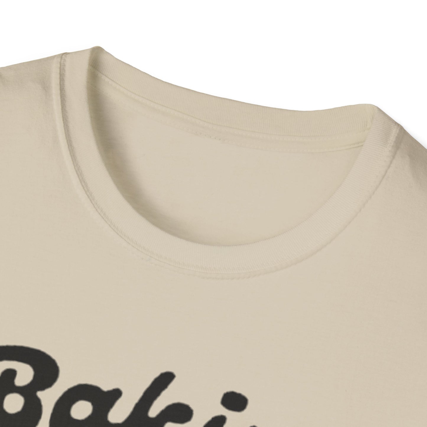 Funny Baking T-Shirt - 'Because Murder is Wrong' Unisex Softstyle Tee