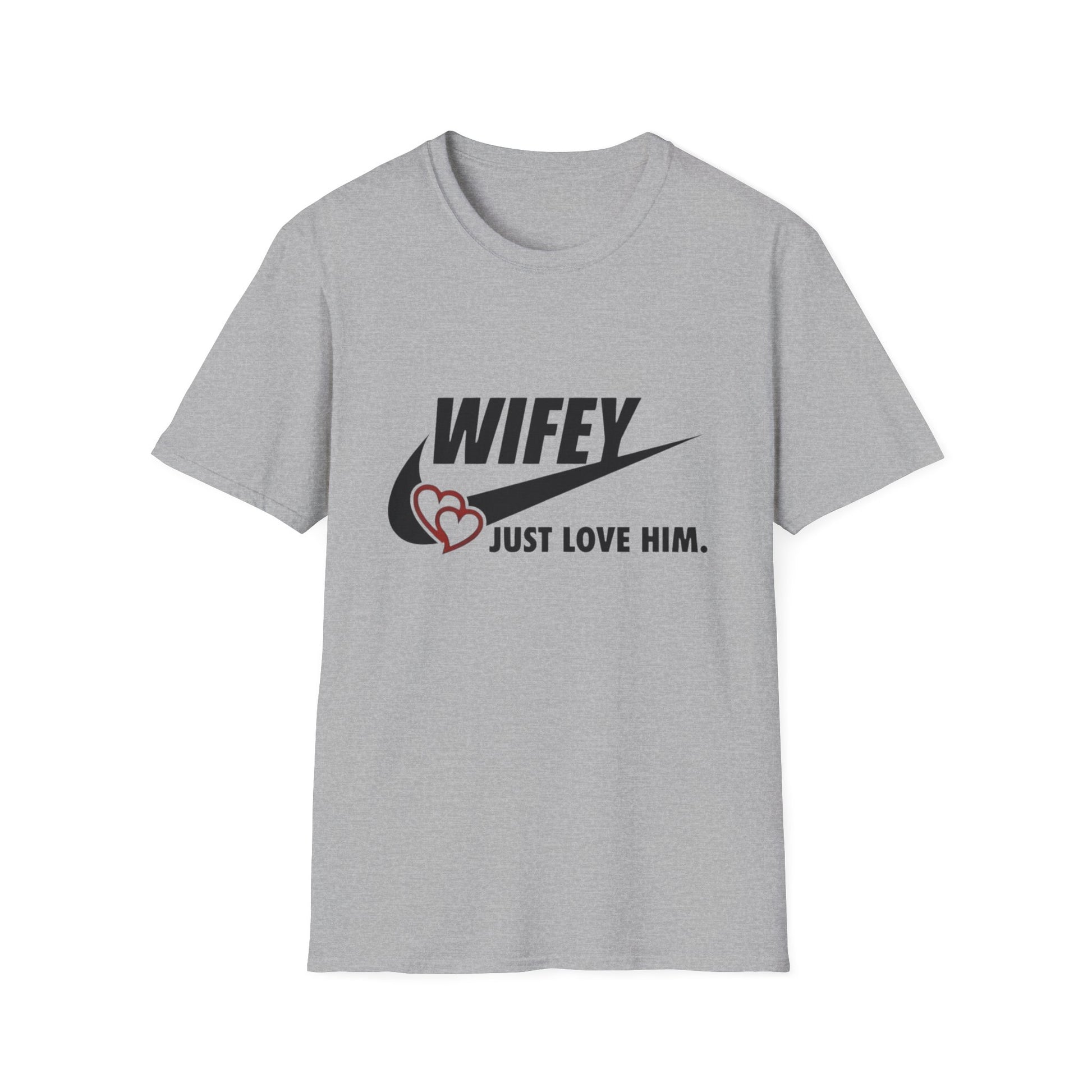 Wifey Love Graphic T-Shirt Sport Grey Printify T-Shirt Rhythm & Drip Apparel