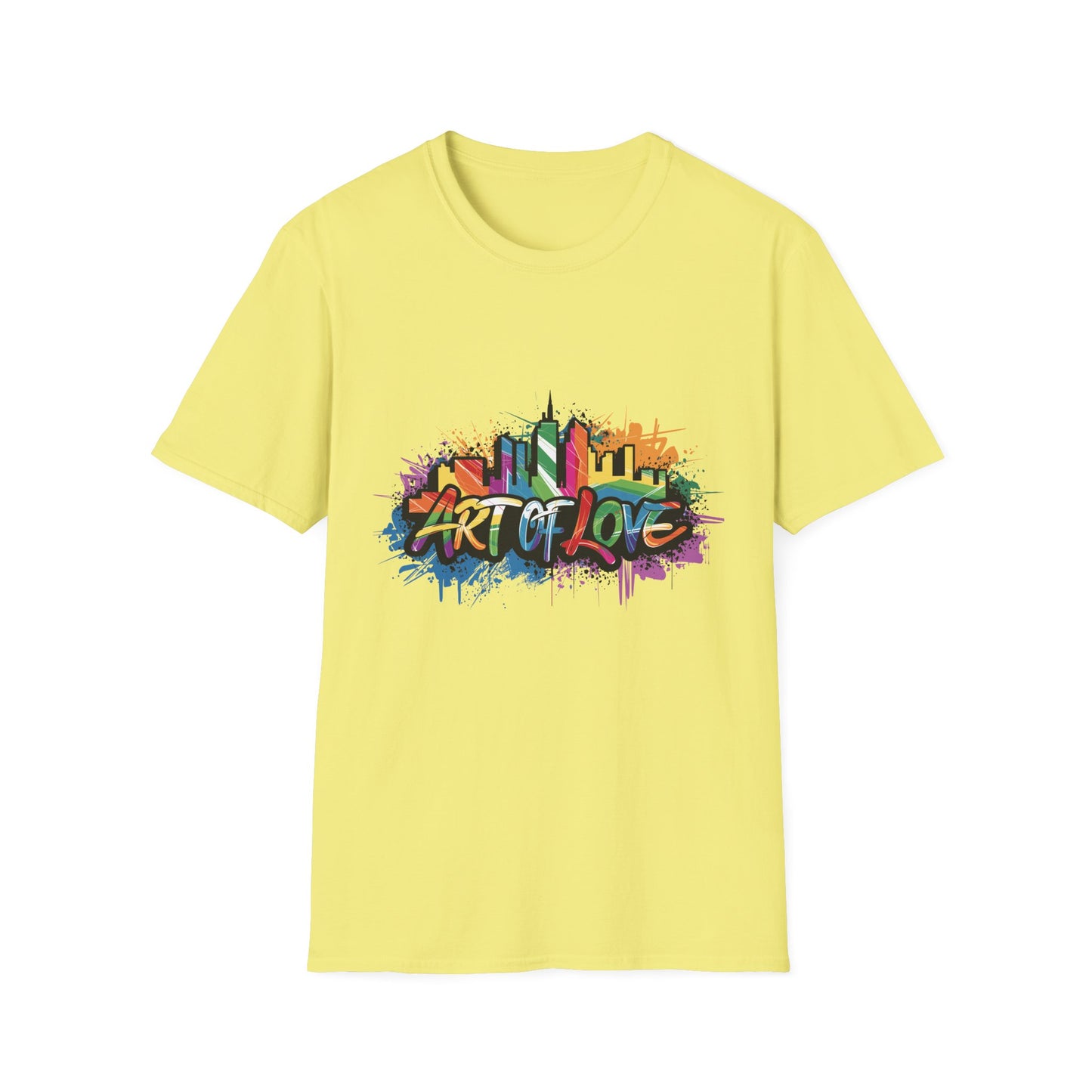 Art of Love LGTBQ T-Shirt Cornsilk Printify T-Shirt Rhythm & Drip Apparel