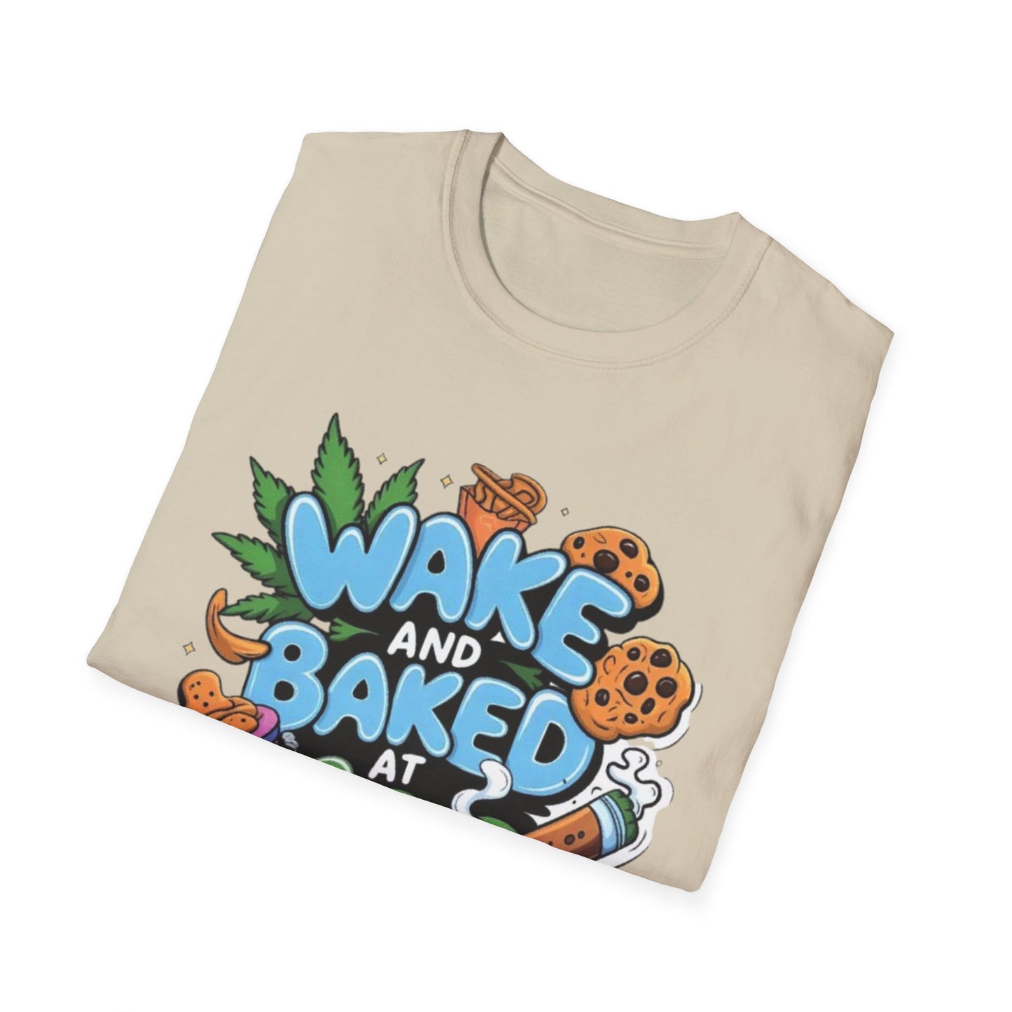 Wake and Baked at 420 Printify T-Shirt Rhythm & Drip Apparel