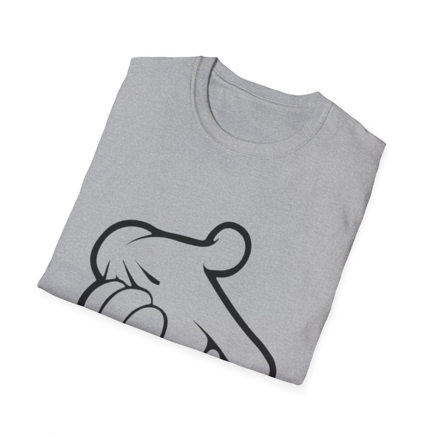 Fun 'Pew Pew' Unisex Softstyle T-Shirt - Casual Graphic Tee for Gamers
