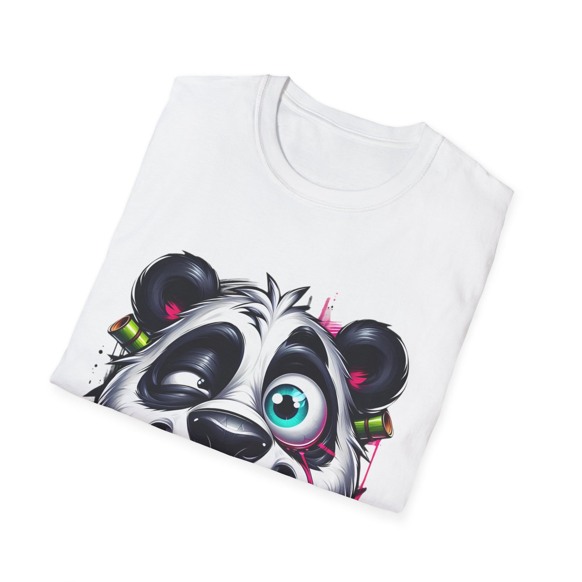 Vibrant Panda Graphic Tee Printify T-Shirt Rhythm & Drip Apparel