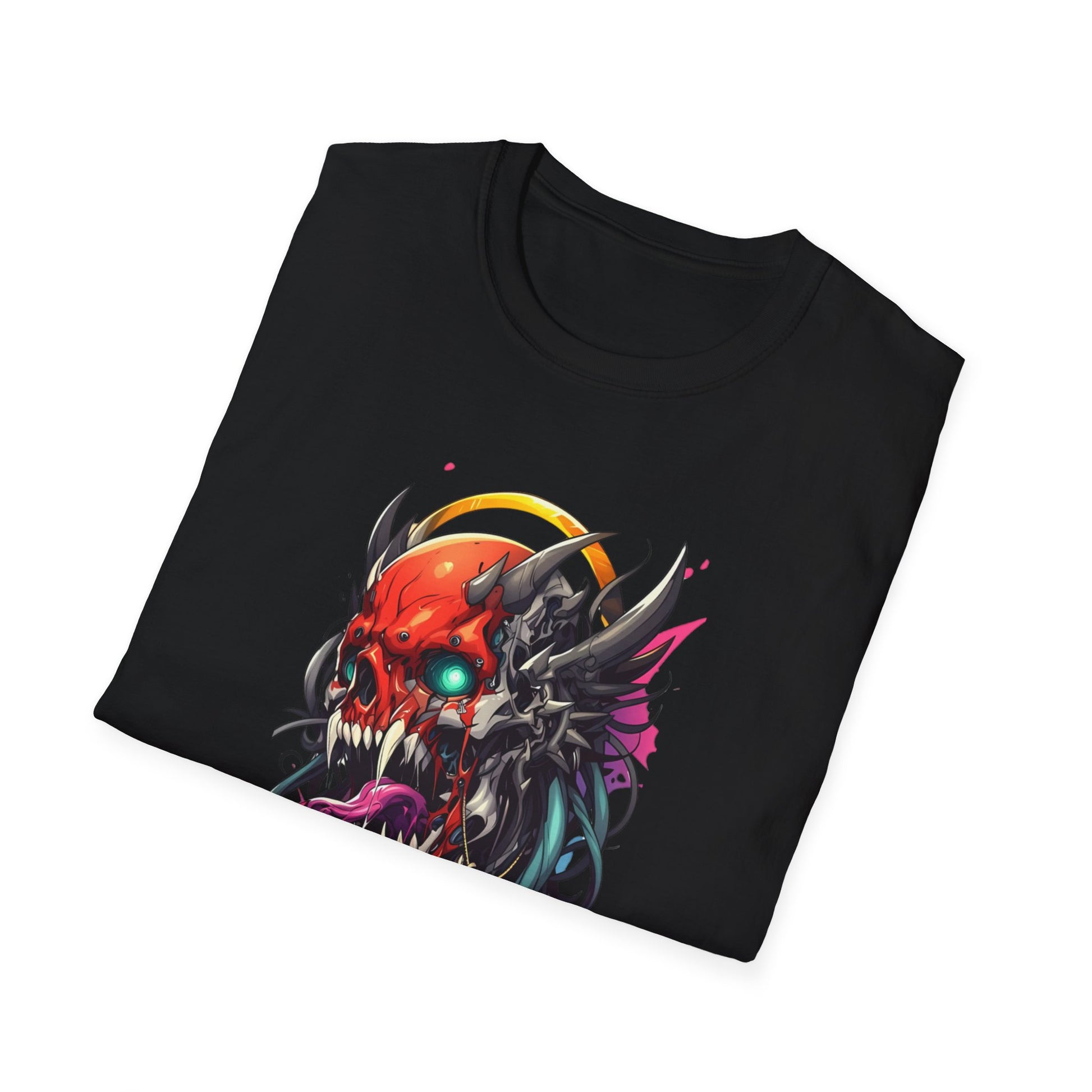 Vibrant Skull Graphic Tee Printify T-Shirt Rhythm & Drip Apparel
