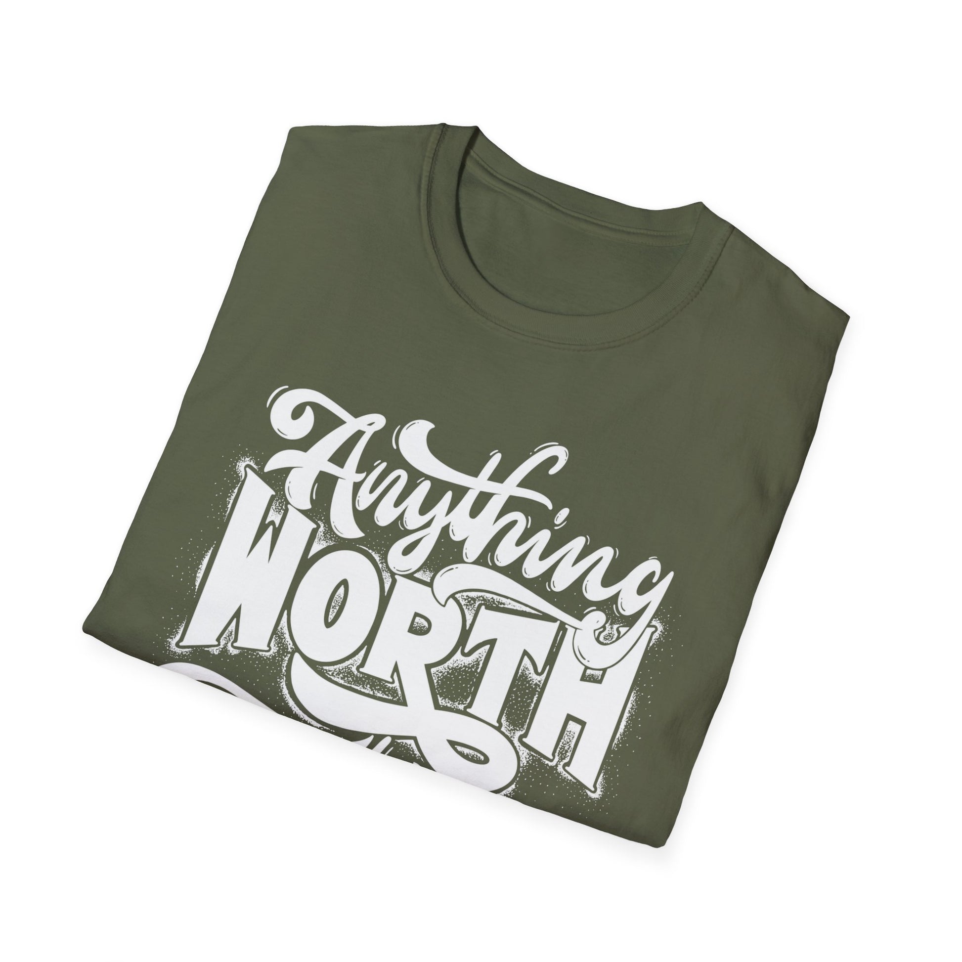 Anything Worth Having Takes Time T-Shirt Printify T-Shirt Rhythm & Drip Apparel