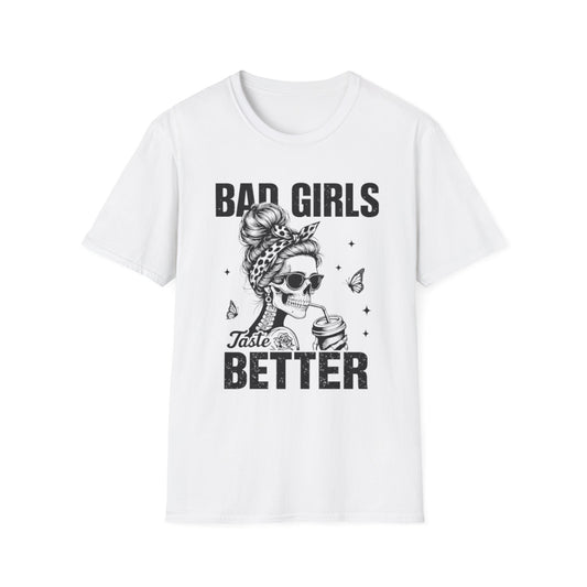 Bad Girls Taste Better T-Shirt White Printify T-Shirt Rhythm & Drip Apparel