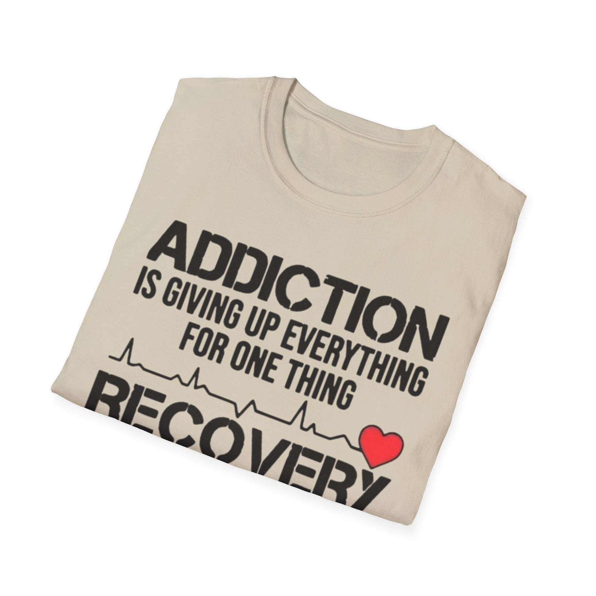 Addiction Recovery Awareness T-Shirt Printify T-Shirt Rhythm & Drip Apparel