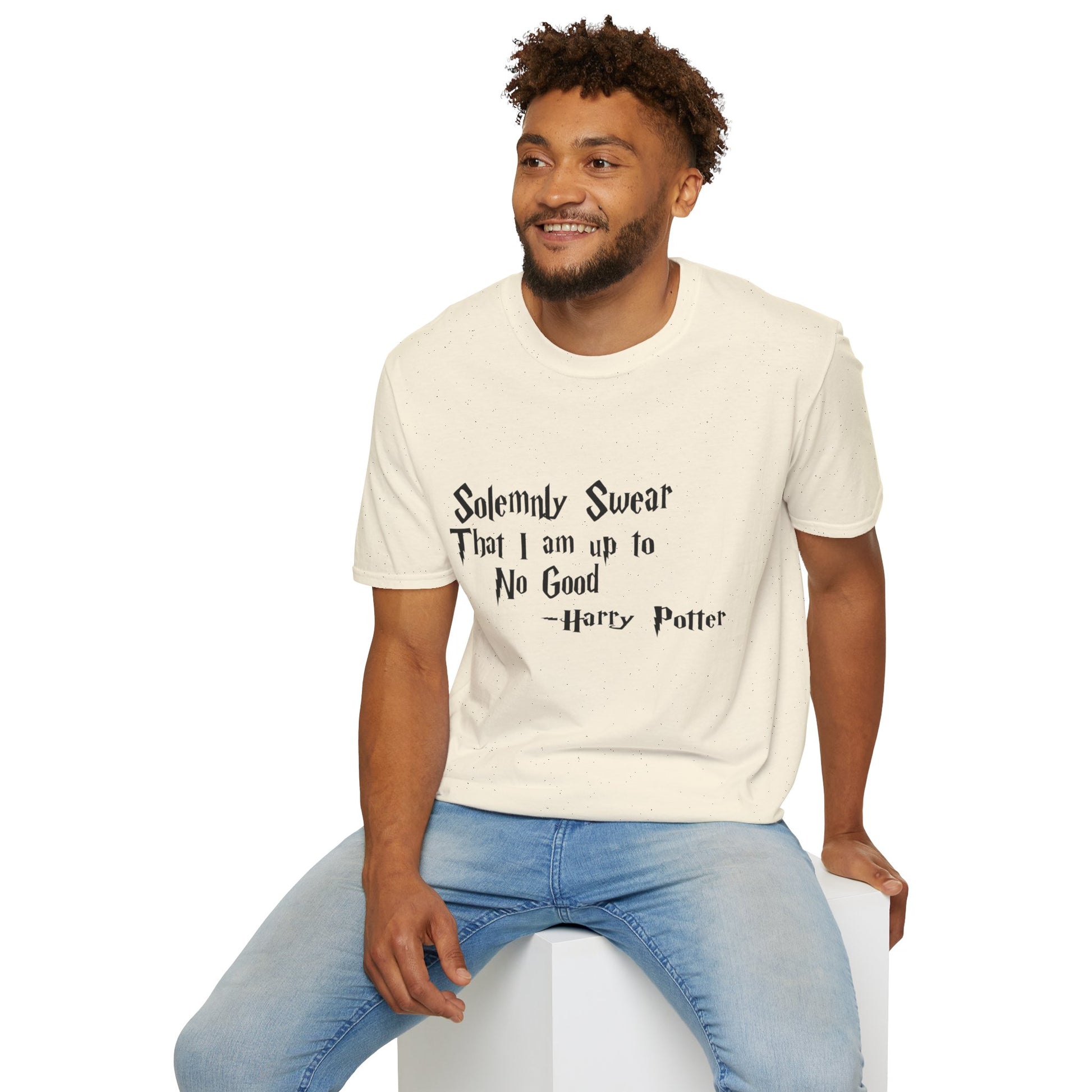 Harry Potter Inspired Unisex Softstyle T-Shirt - 'Solemnly Swear That I Am Up to No Good' - Rhythm & Drip