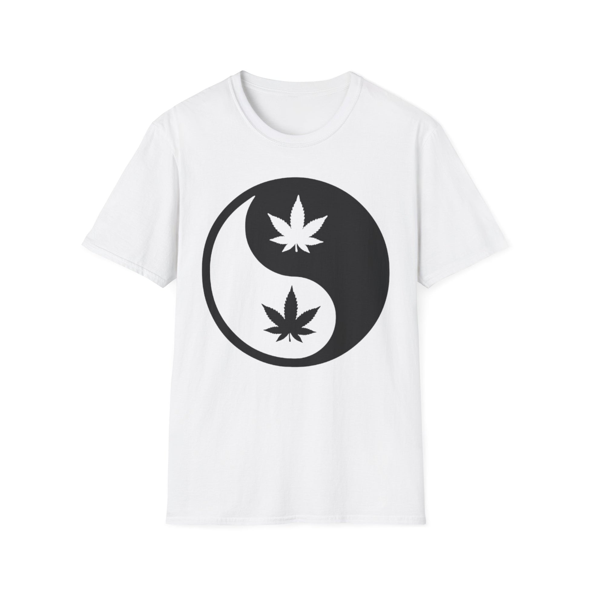 Ying Yang Weed T-Shirt Printify T-Shirt Rhythm & Drip Apparel
