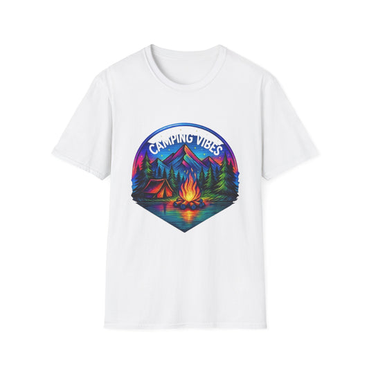 Camping Life T-Shirt White Printify T-Shirt Rhythm & Drip Apparel