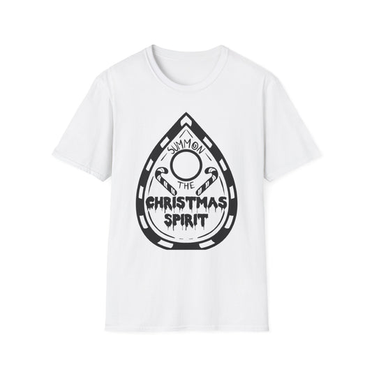 Christmas- Summon Christmas Spirit Tshirt White Printify T-Shirt Rhythm & Drip Apparel