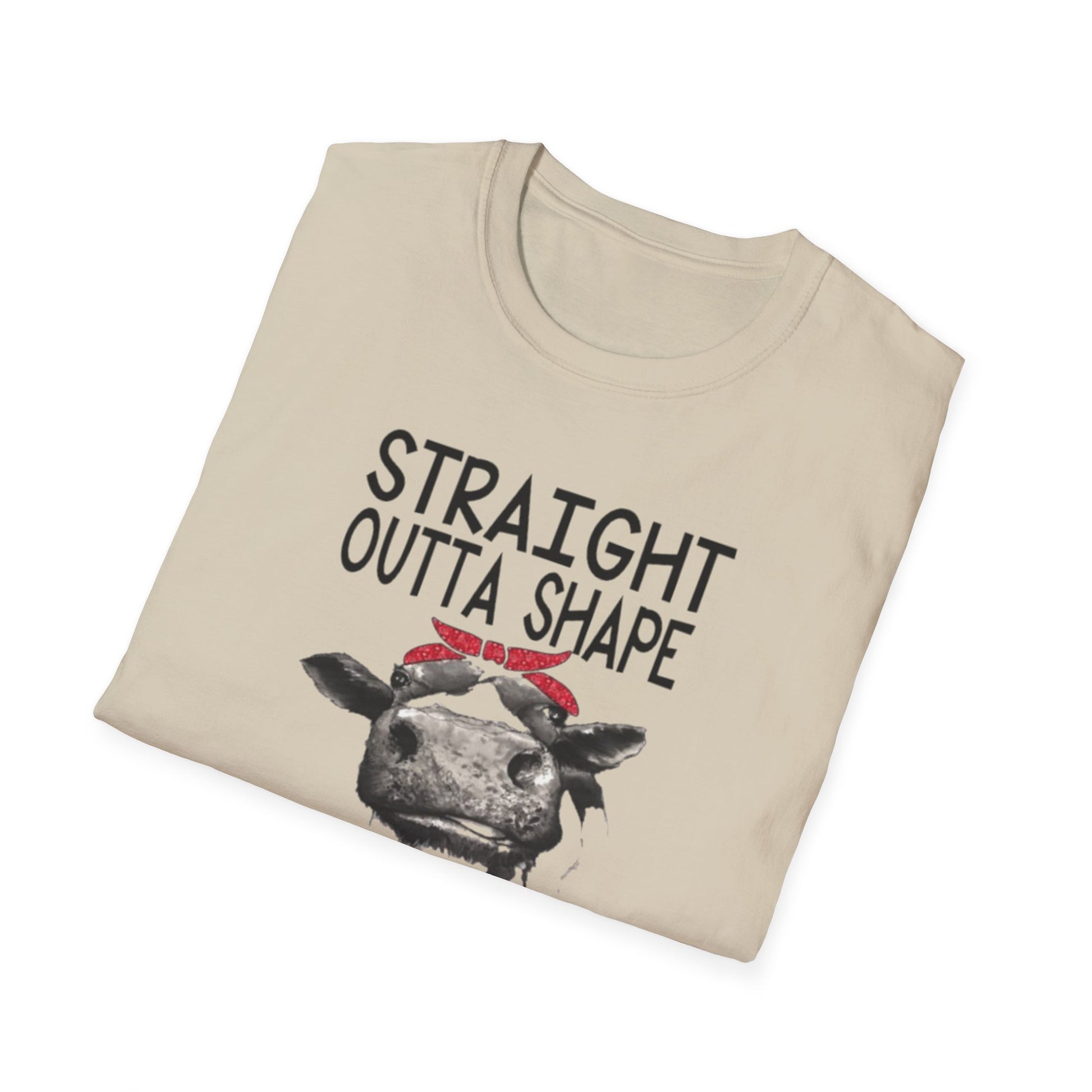 Straight Outta Shape But Im Tryin Printify T-Shirt Rhythm & Drip Apparel