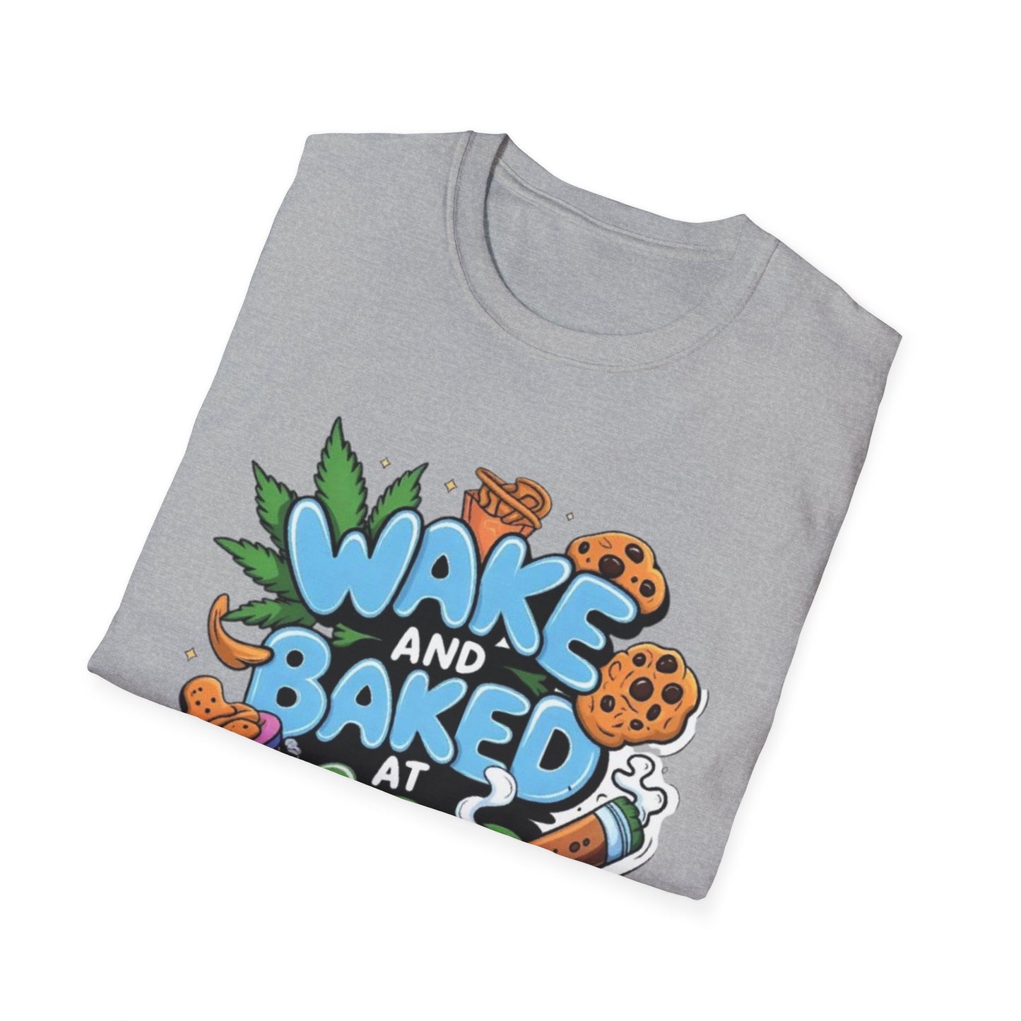 Wake and Baked at 420 Printify T-Shirt Rhythm & Drip Apparel