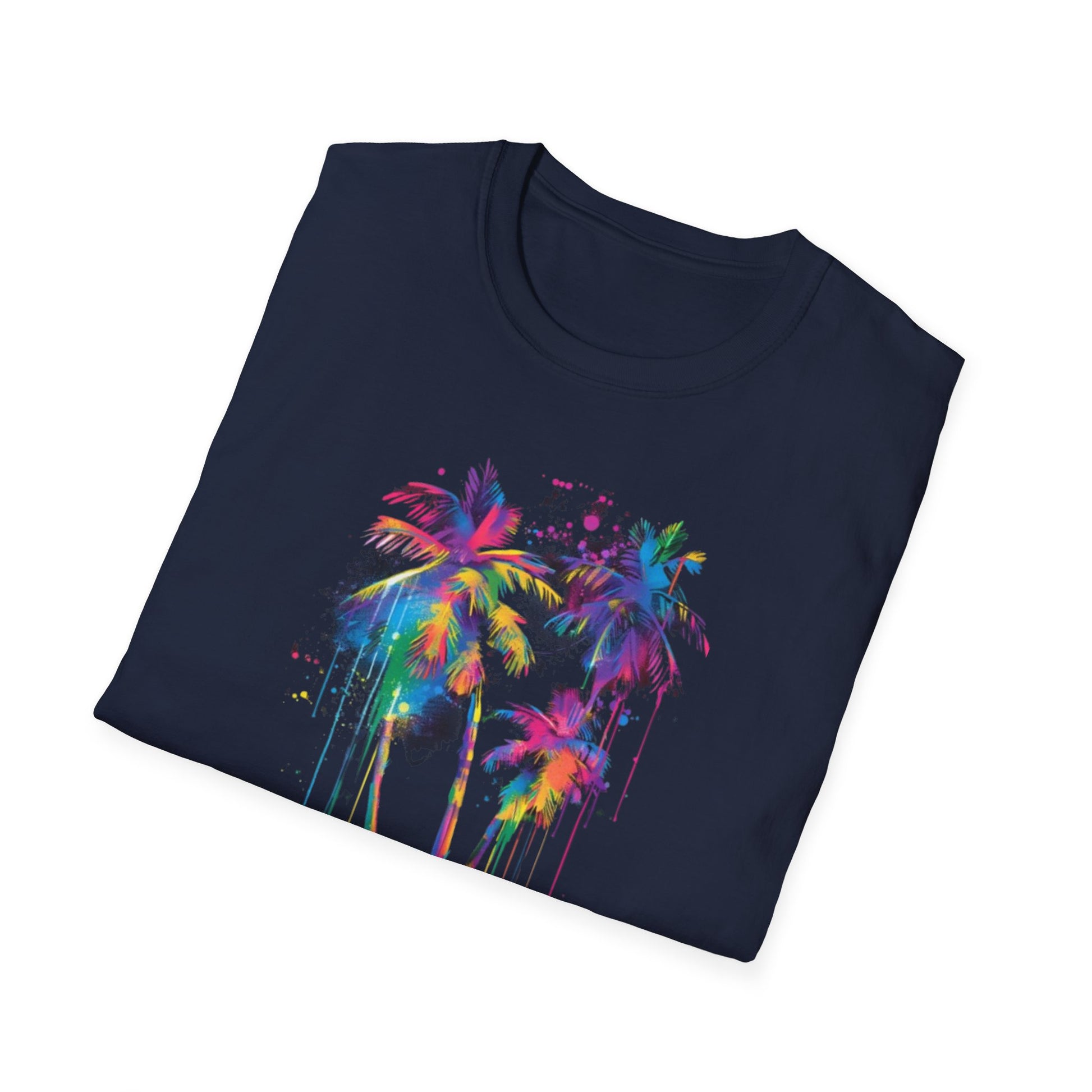 Vibrant Palm Tree T-Shirt Printify T-Shirt Rhythm & Drip Apparel