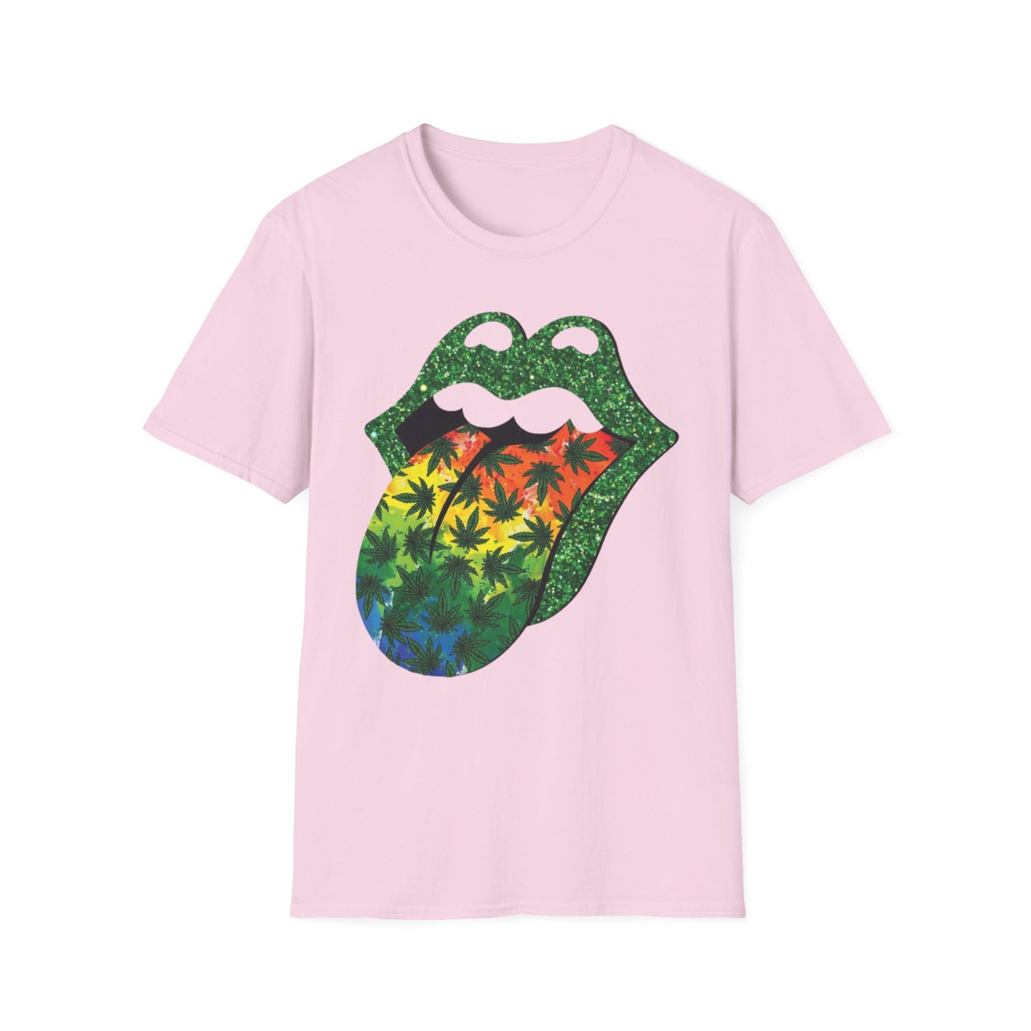 Vibrant Rolling Stones-Inspired Graphic Tee Printify T-Shirt Rhythm & Drip Apparel