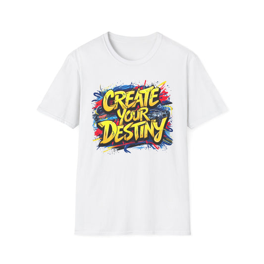 Create Your Destiny T-Shirt White Printify T-Shirt Rhythm & Drip Apparel