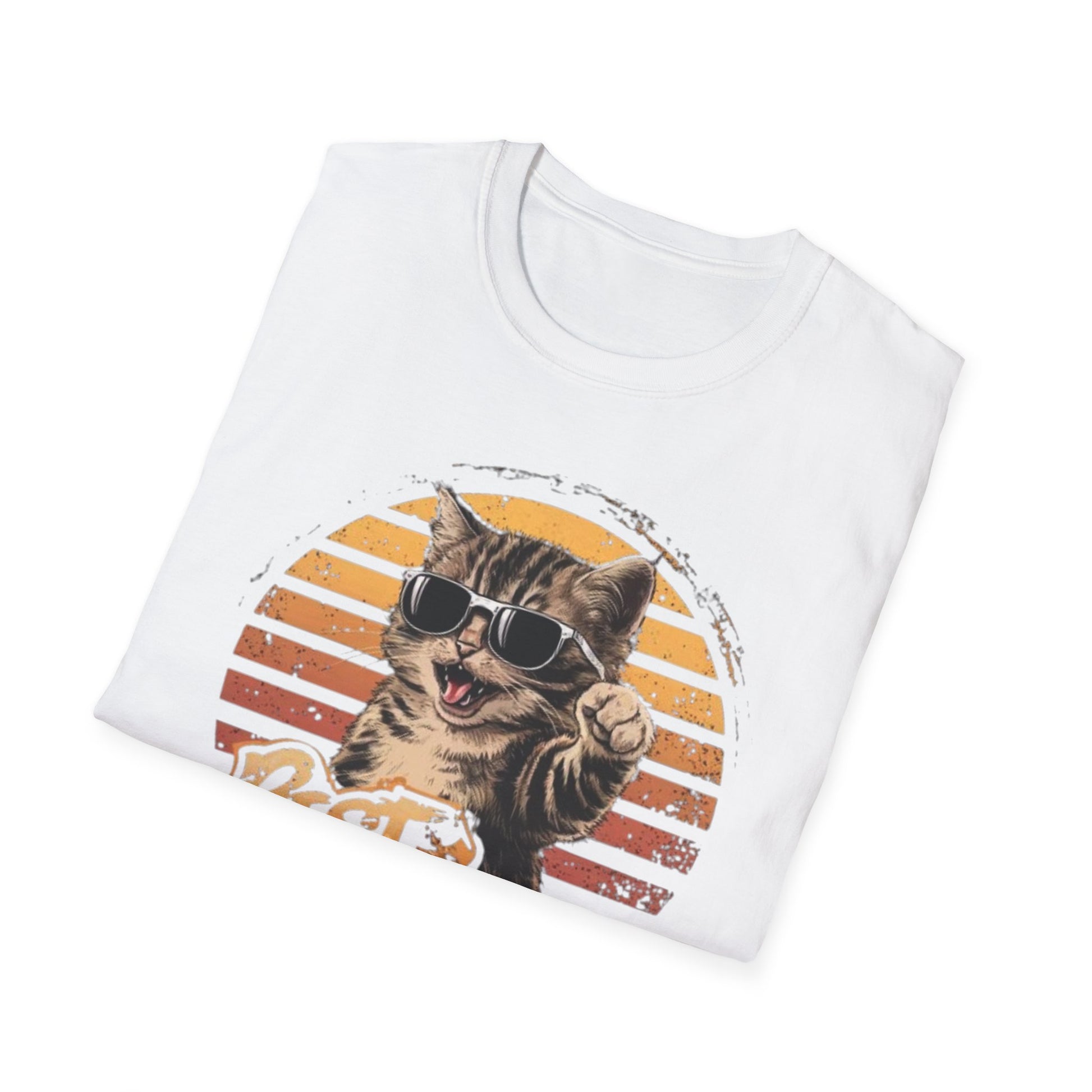 Best Cat Dad T-Shirt Printify T-Shirt Rhythm & Drip Apparel