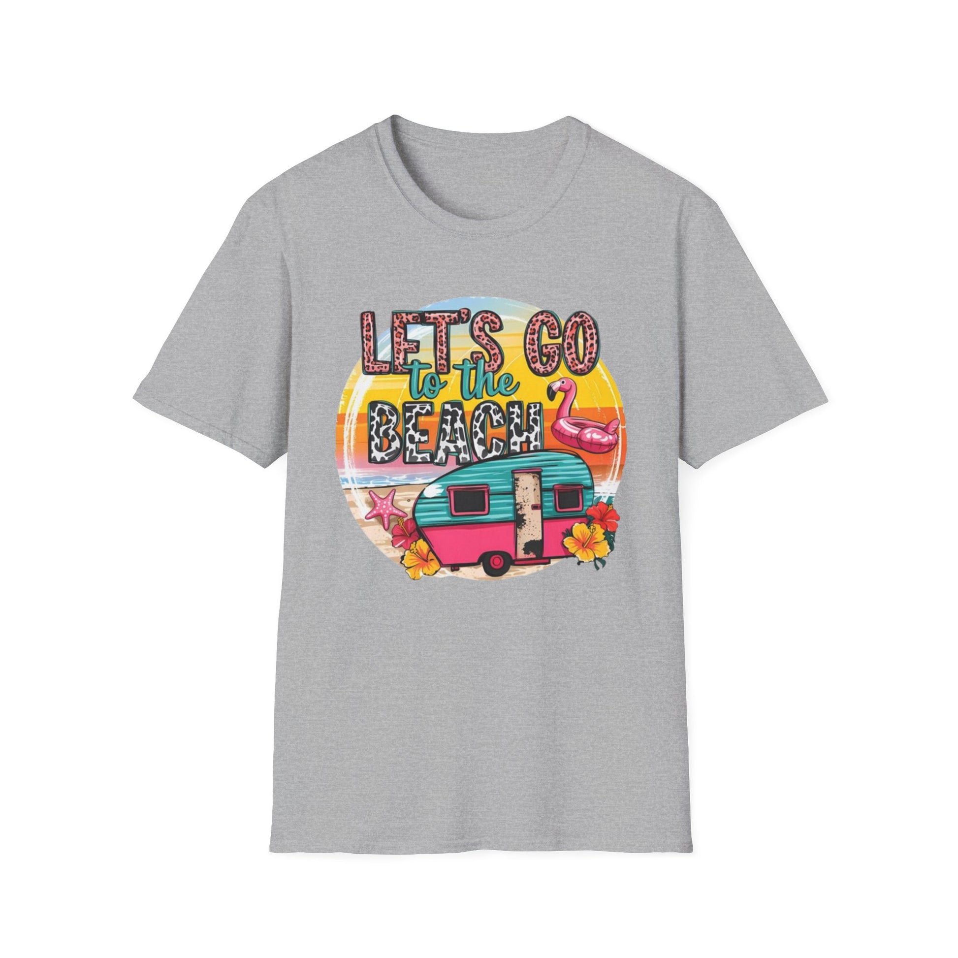 Summer- Beach Vibes T-Shirt Sport Grey Printify T-Shirt Rhythm & Drip Apparel