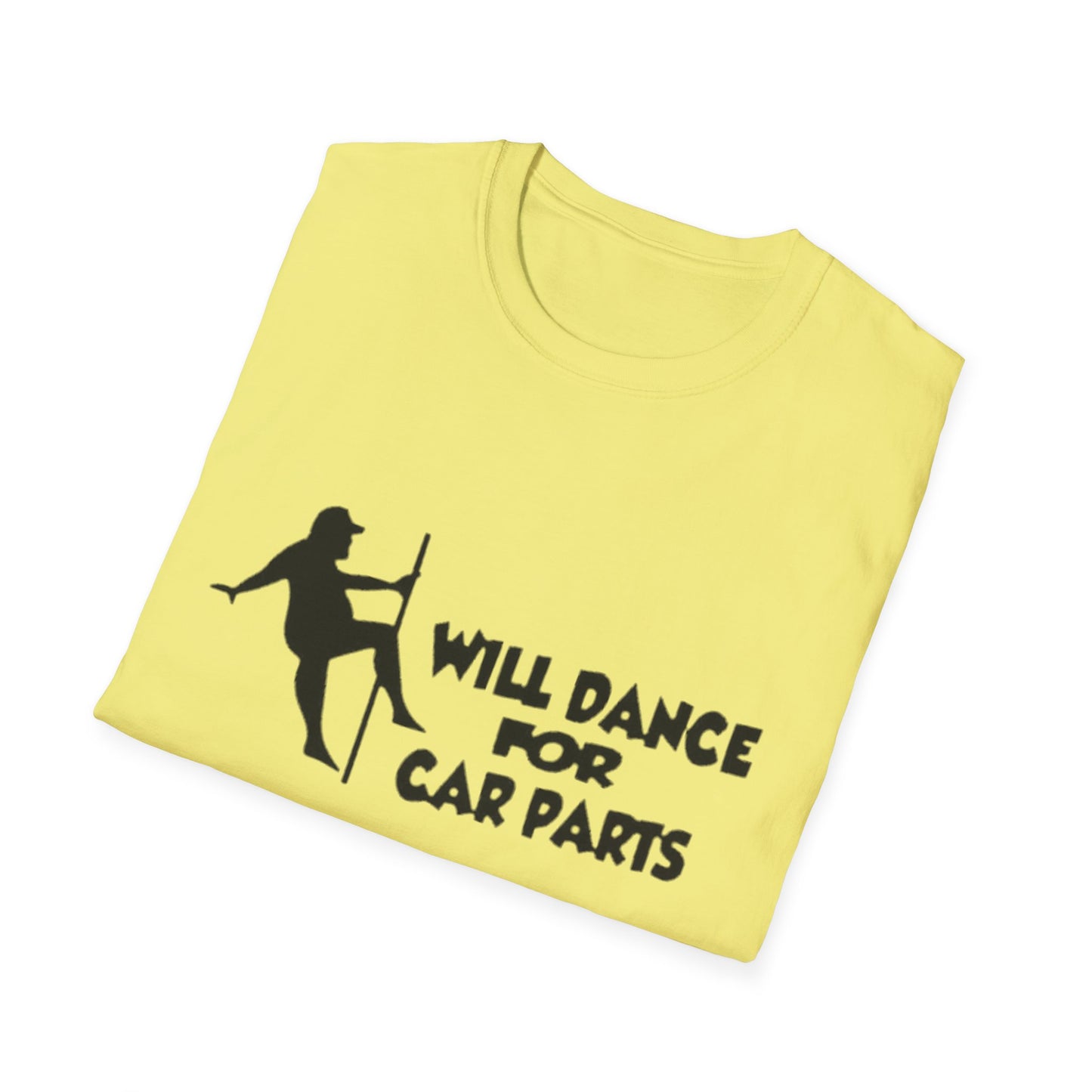 Will Dance For Car Parts T-Shirt Printify T-Shirt Rhythm & Drip Apparel