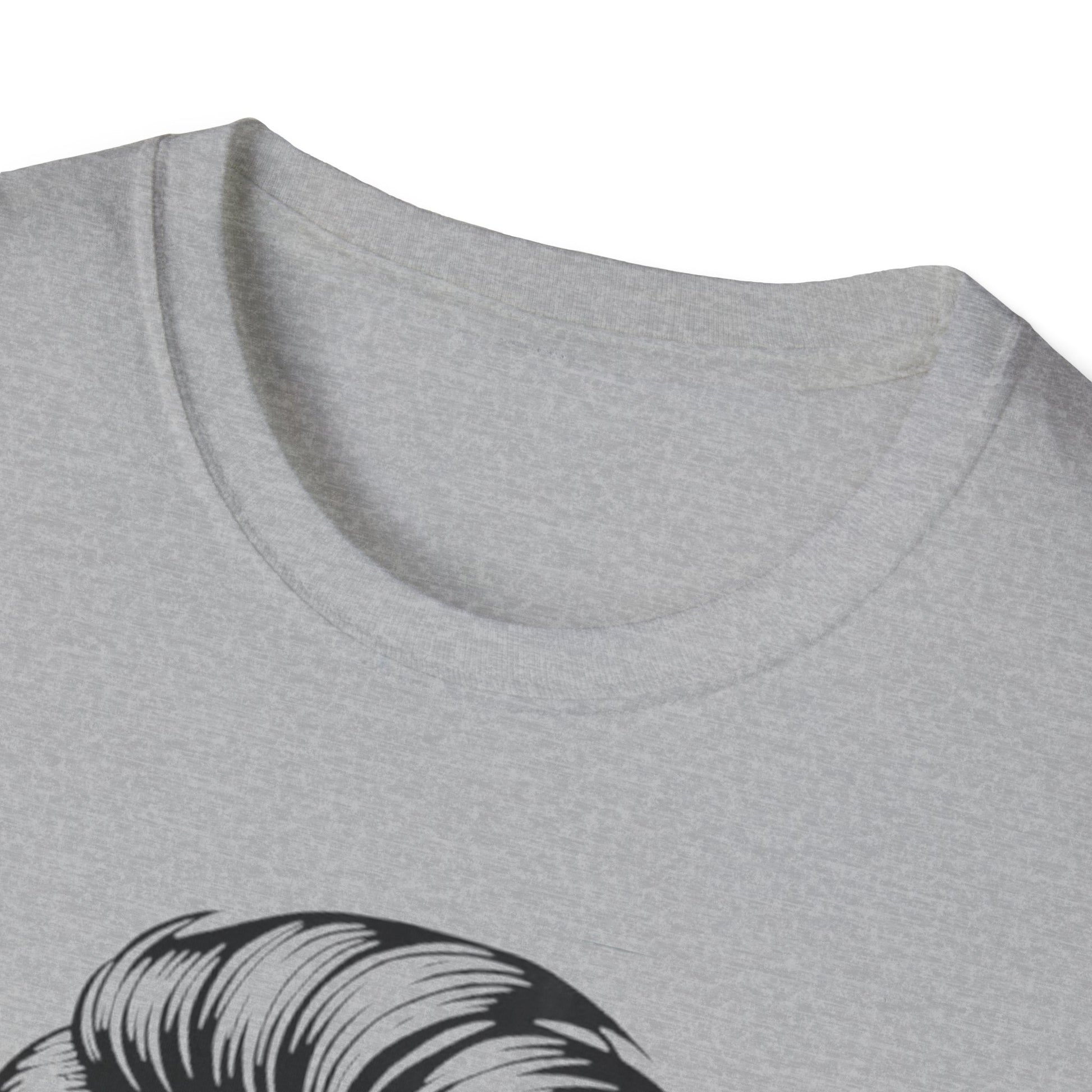 Stylish Skull Beard T-Shirt Printify T-Shirt Rhythm & Drip Apparel