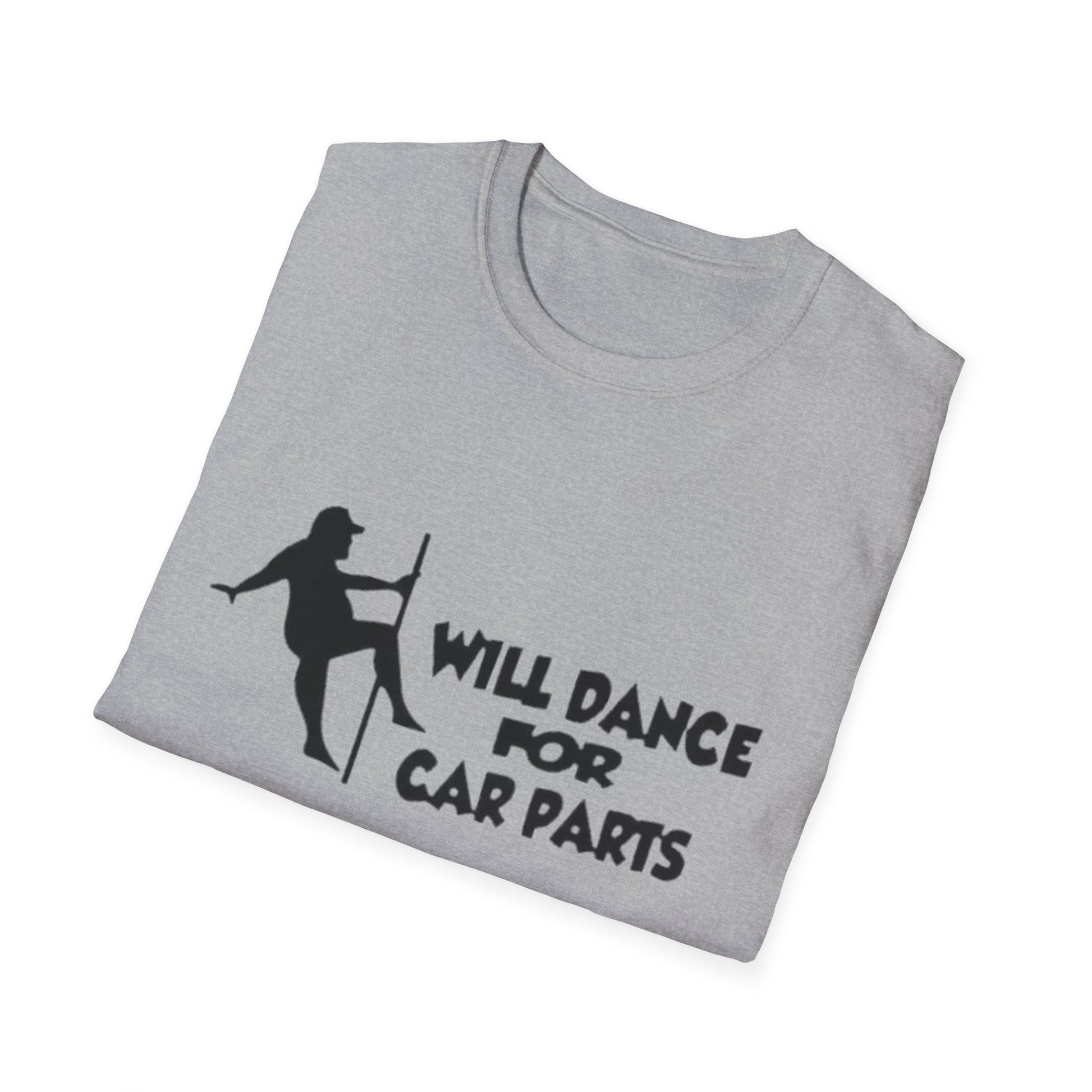 Will Dance For Car Parts T-Shirt Printify T-Shirt Rhythm & Drip Apparel