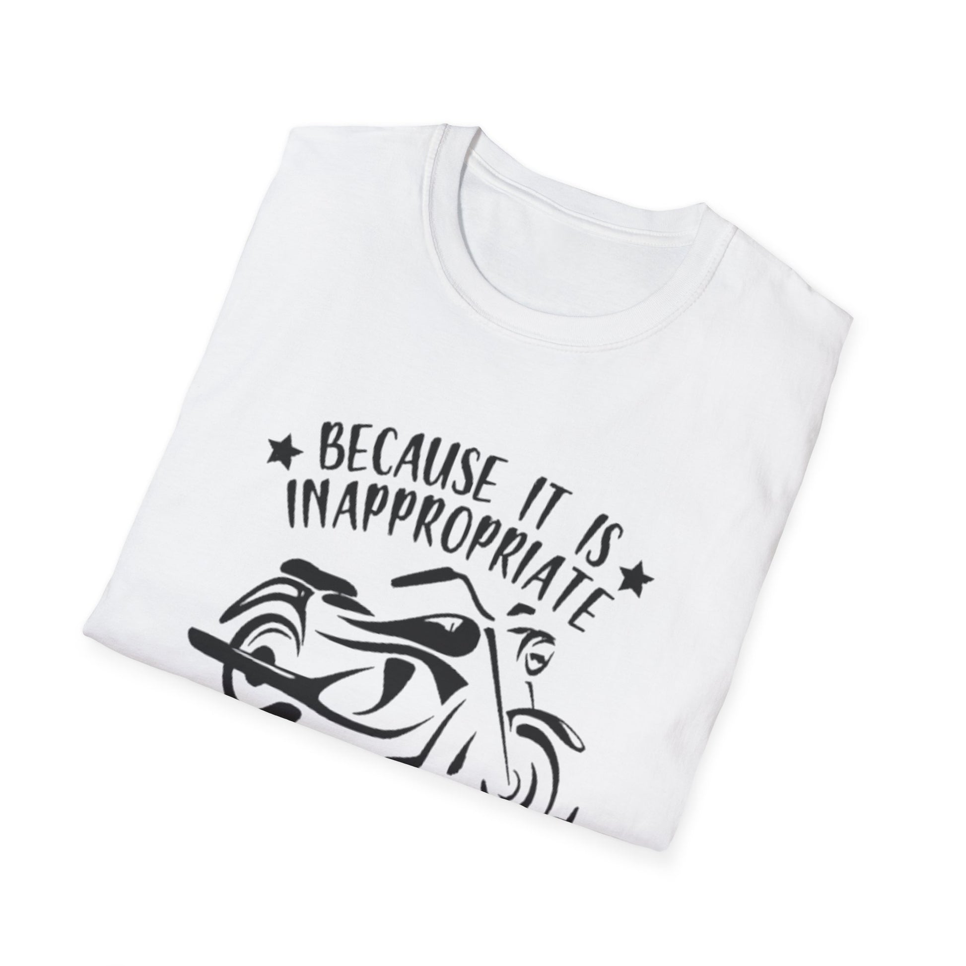 Because Using A Vibrator In Public Is Inappropriate T-Shirt Printify T-Shirt Rhythm & Drip Apparel
