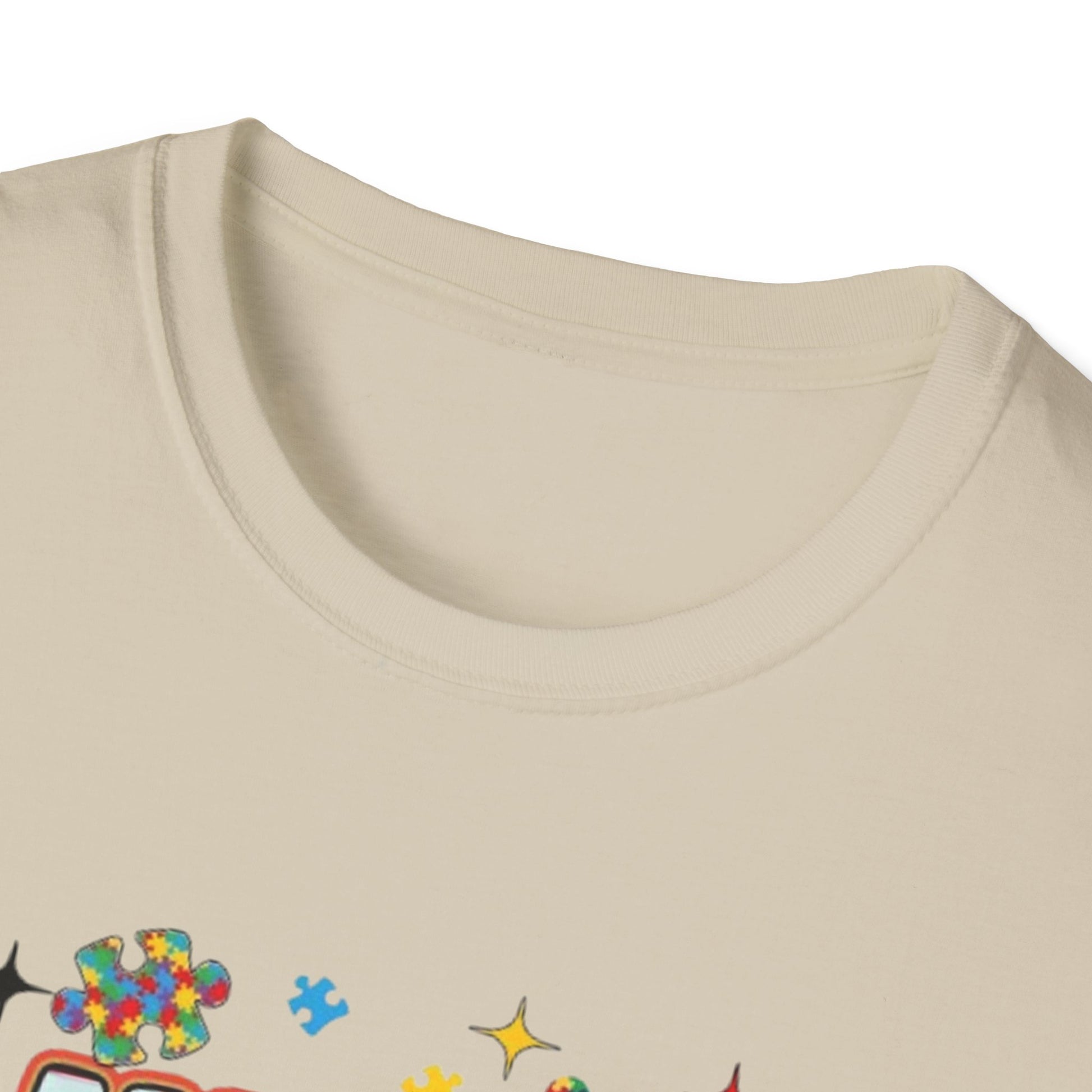 Autism- Autism Awareness Bow T-Shirt Printify T-Shirt Rhythm & Drip Apparel