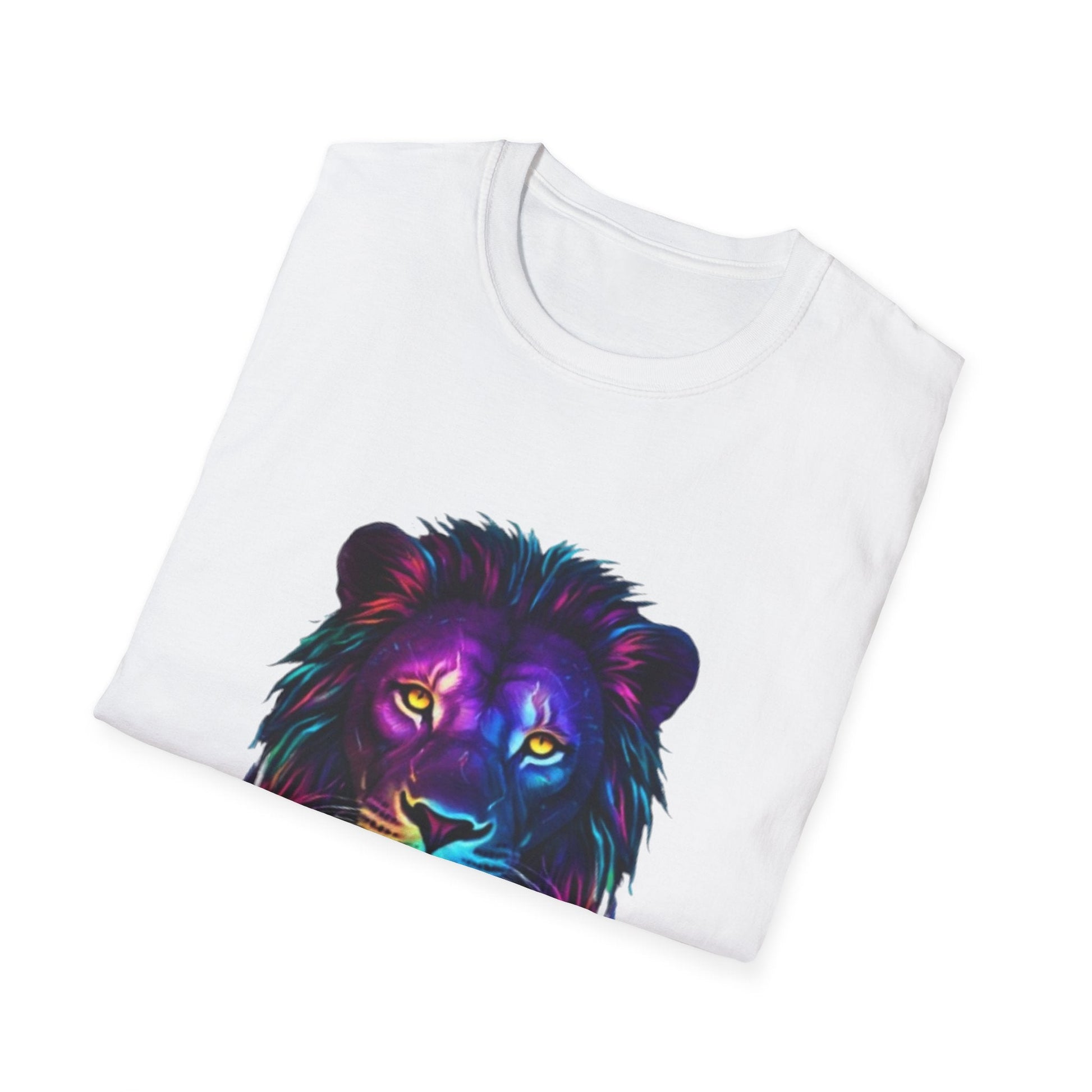 Vibrant Lion Graphic T-Shirt Printify T-Shirt Rhythm & Drip Apparel