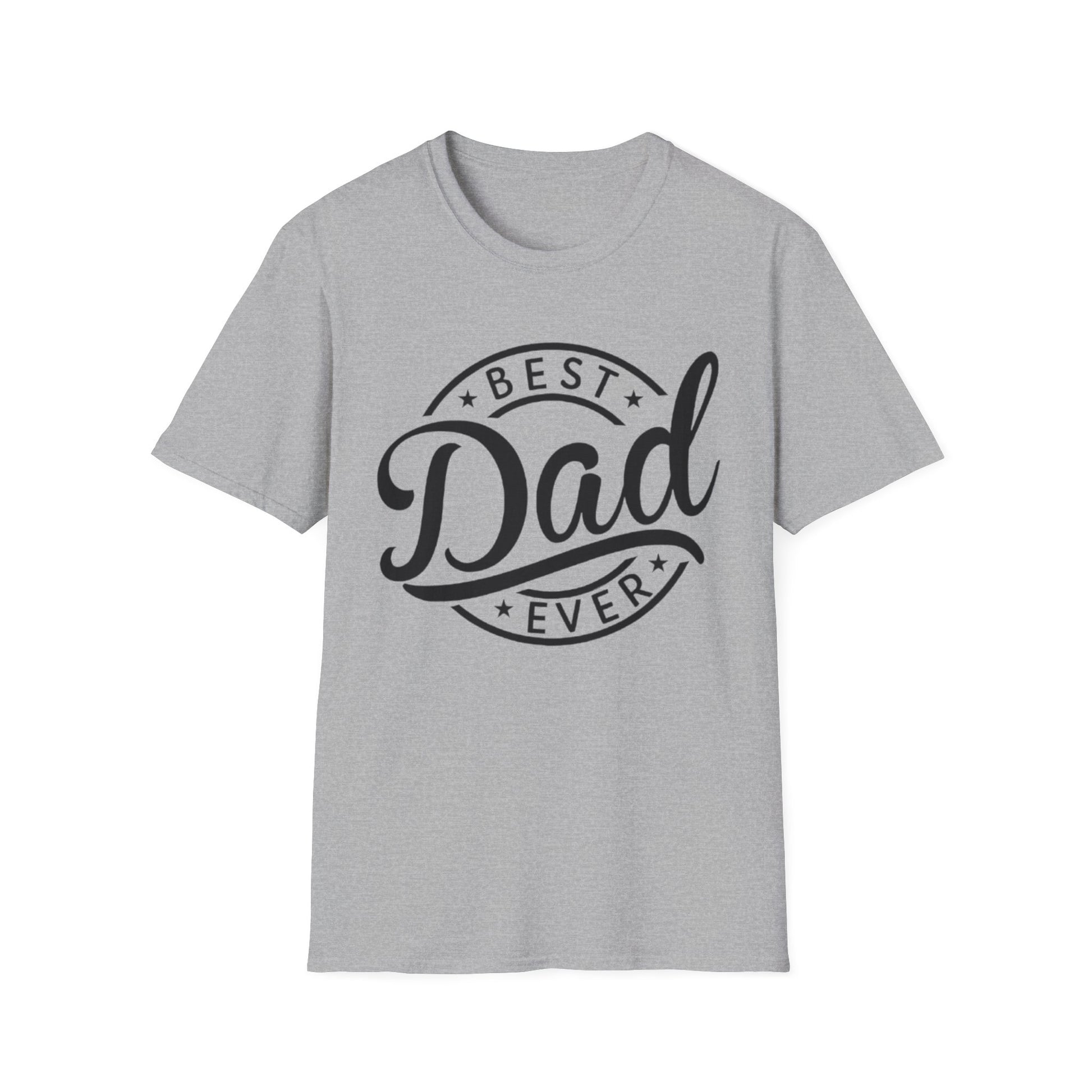 Best Dad Everr T-Shirt Sport Grey Printify T-Shirt Rhythm & Drip Apparel