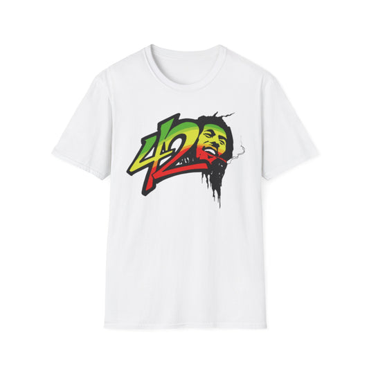 420 Vibes T-Shirt White Printify T-Shirt Rhythm & Drip Apparel