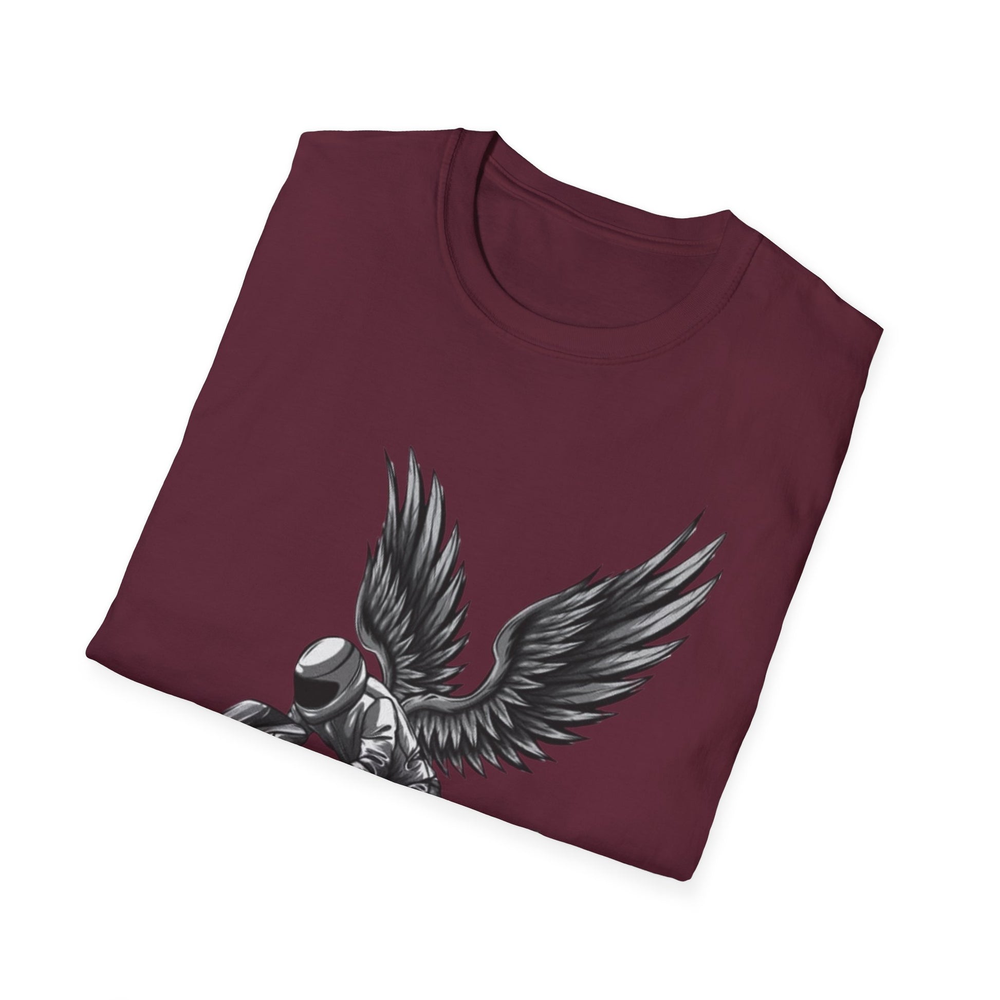 Wings of Freedom Motorbike T-Shirt Printify T-Shirt Rhythm & Drip Apparel