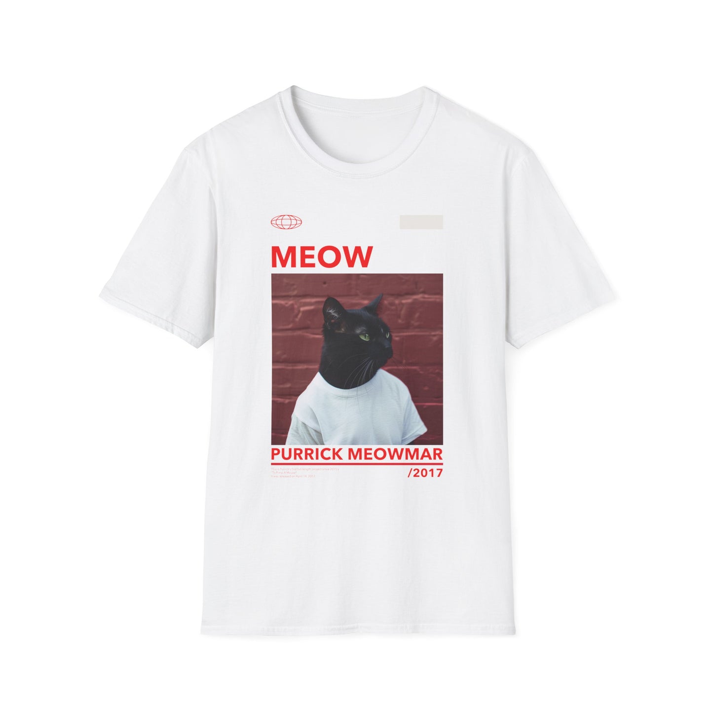 Music- Purrick Meowmar White Printify T-Shirt Rhythm & Drip Apparel
