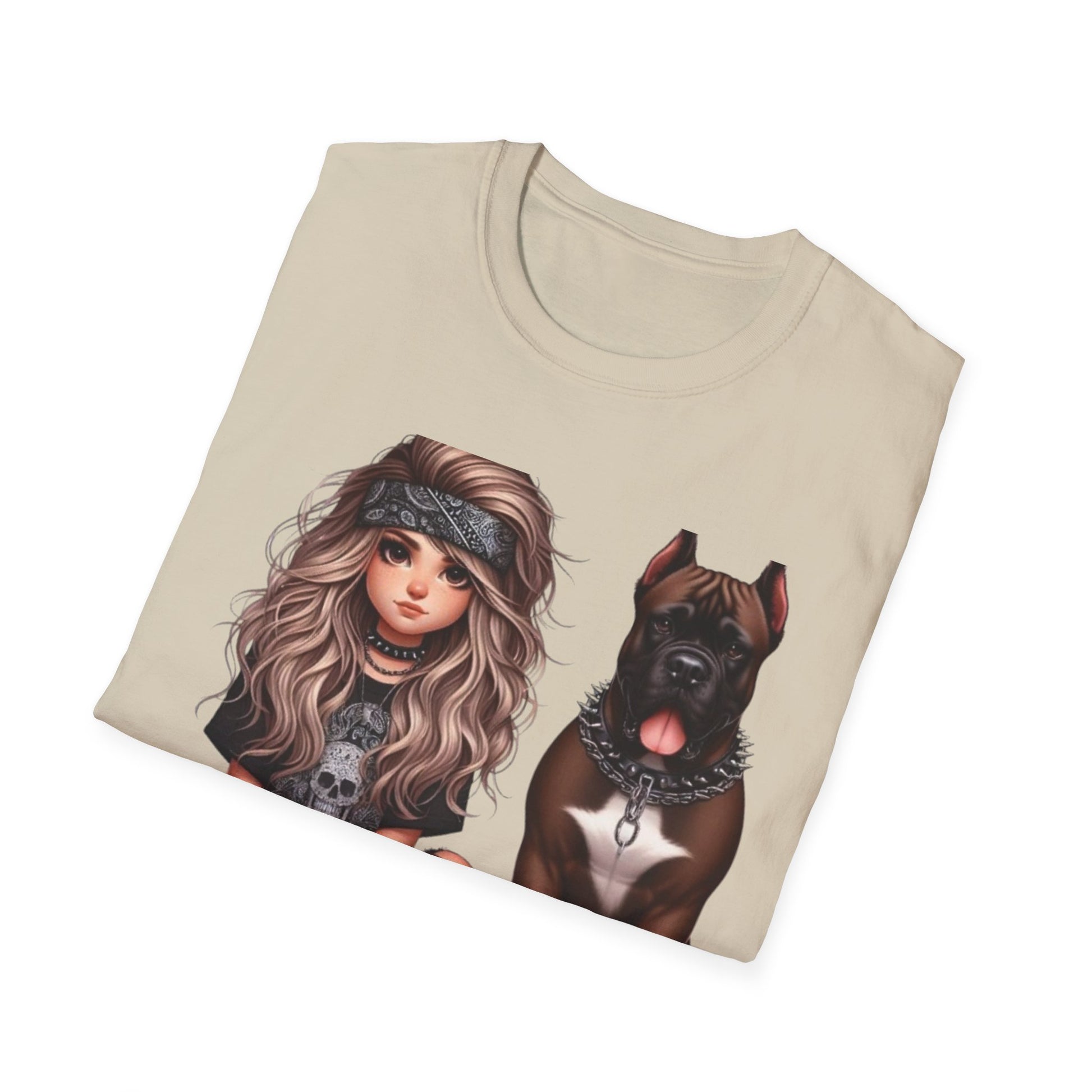 A Girl And Her Dog 5 T-Shirt Printify T-Shirt Rhythm & Drip Apparel