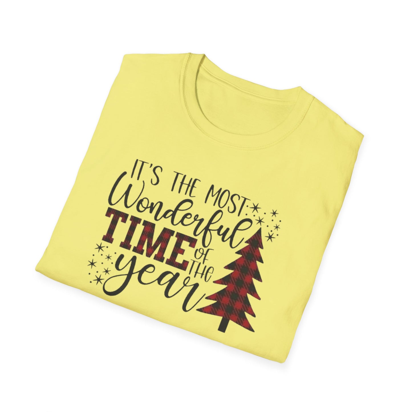 Winter- It's The Most Wonderful Time Of The Year T-Shirt Printify T-Shirt Rhythm & Drip Apparel