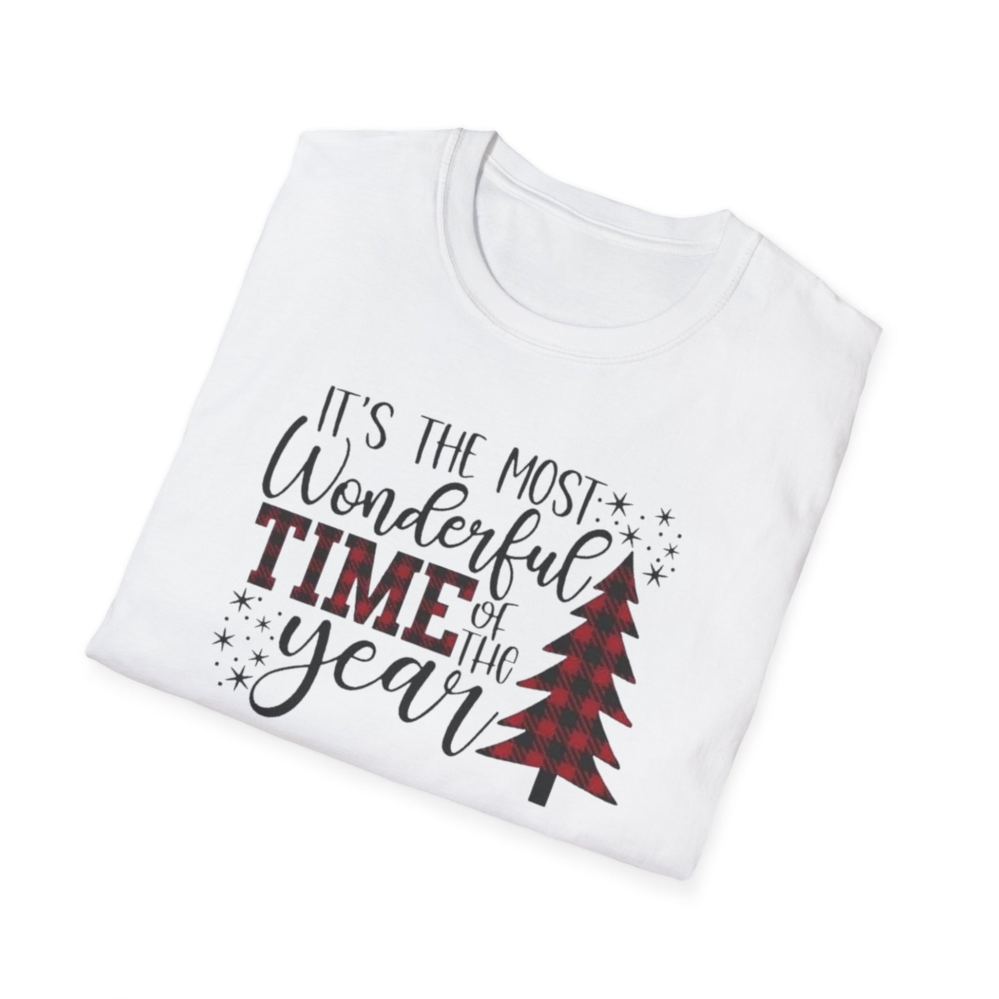 Winter- It's The Most Wonderful Time Of The Year T-Shirt Printify T-Shirt Rhythm & Drip Apparel
