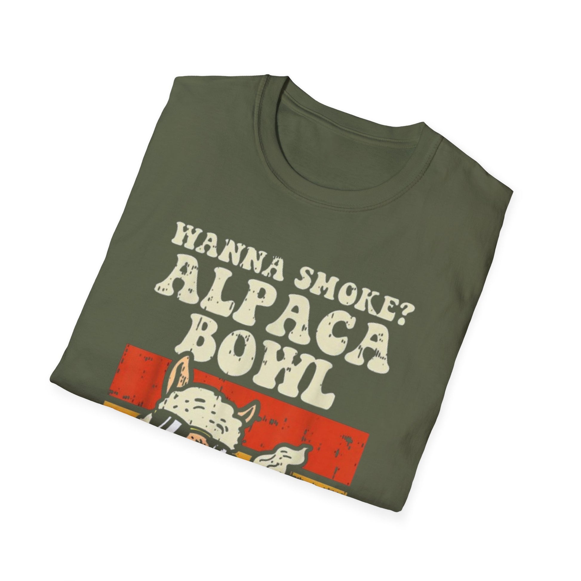 Alpaca Bowl T-Shirt Printify T-Shirt Rhythm & Drip Apparel