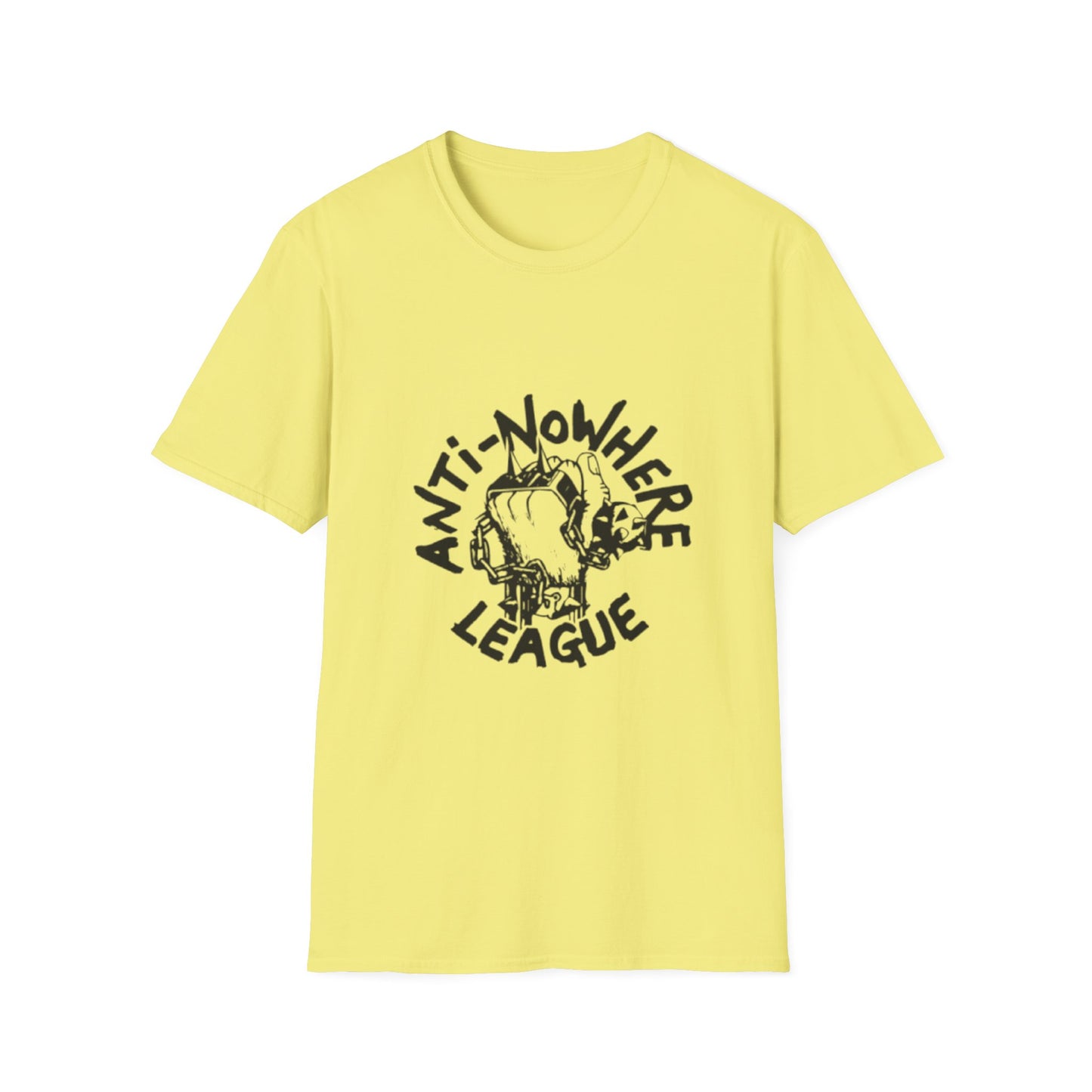 Anti-Nowhere League T-Shirt Cornsilk Printify T-Shirt Rhythm & Drip Apparel