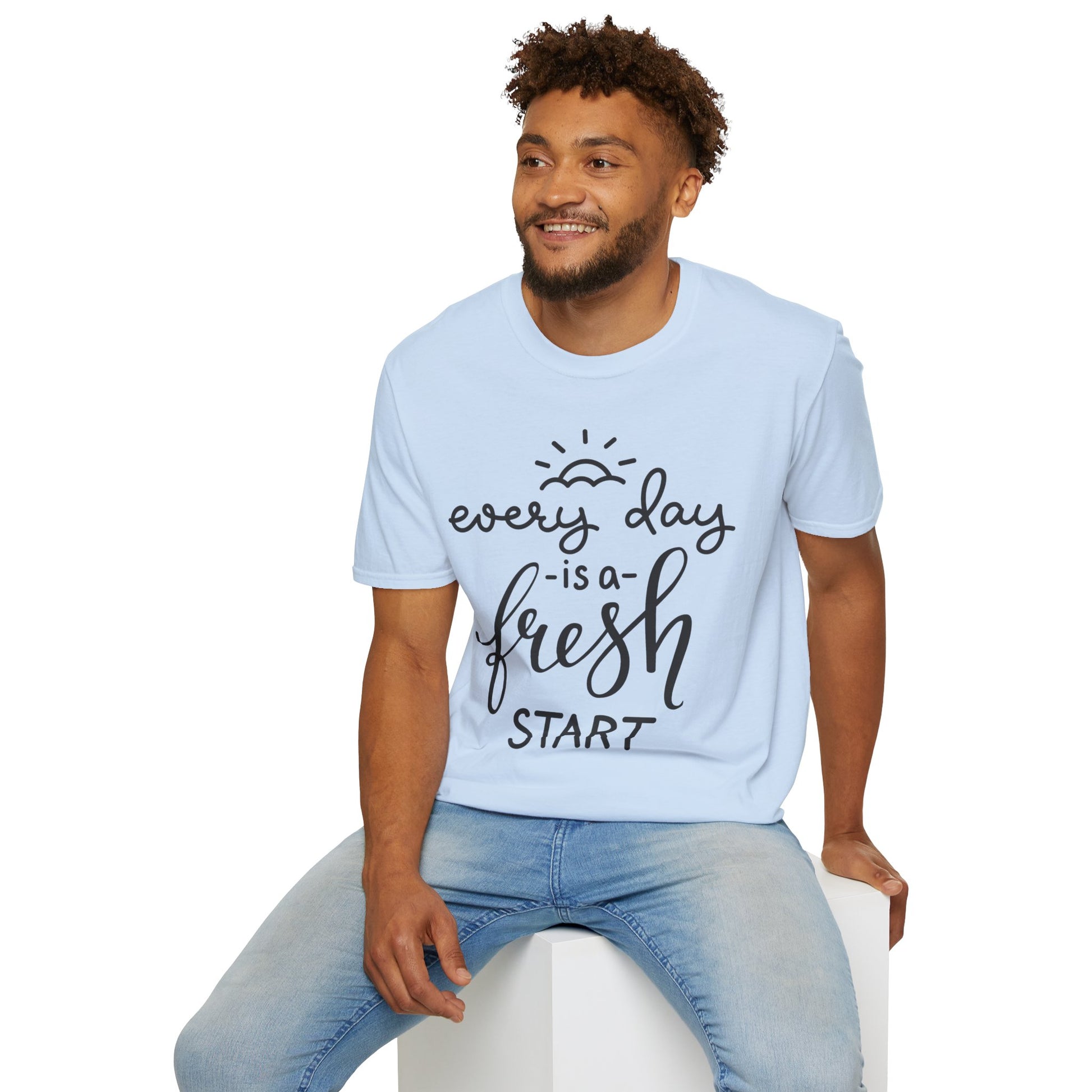 Every Day is a Fresh Start Unisex Softstyle T-Shirt - Rhythm & Drip