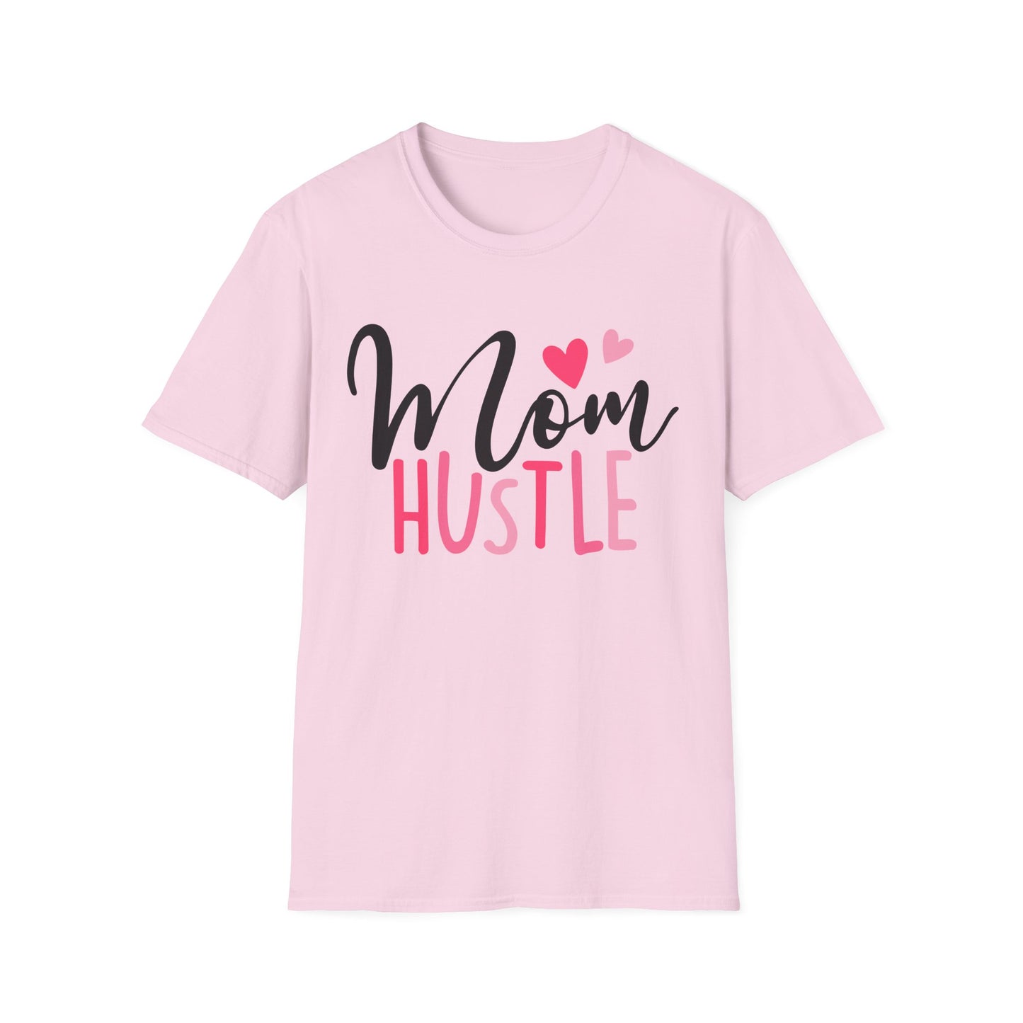 Mom Hustle Unisex Softstyle T-Shirt - Perfect Gift for Mompreneurs
