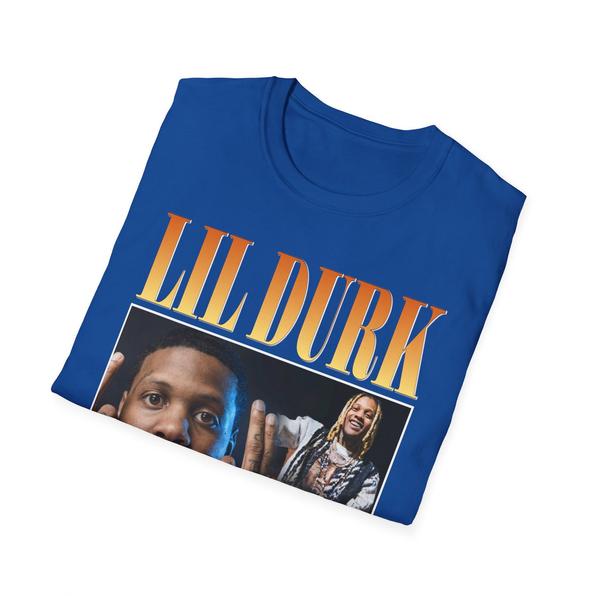 Lil Durk Graphic Unisex Softstyle T-Shirt - Trendy Music Tee for Fans - Rhythm & Drip