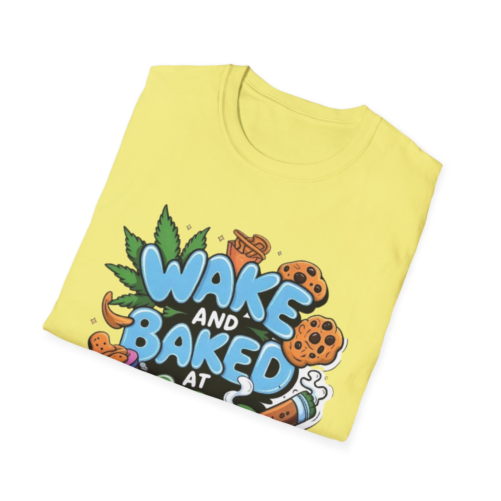 Wake and Baked at 420 Printify T-Shirt Rhythm & Drip Apparel