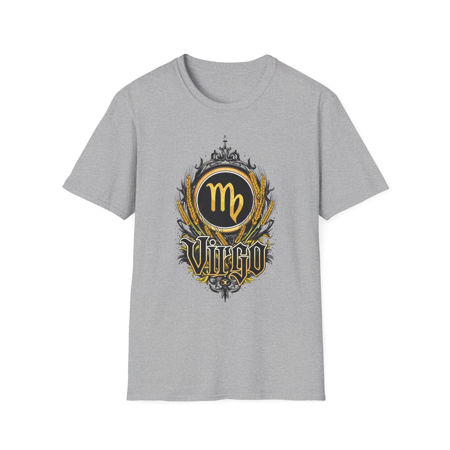 Virgo Zodiac T-Shirt Sport Grey Printify T-Shirt Rhythm & Drip Apparel