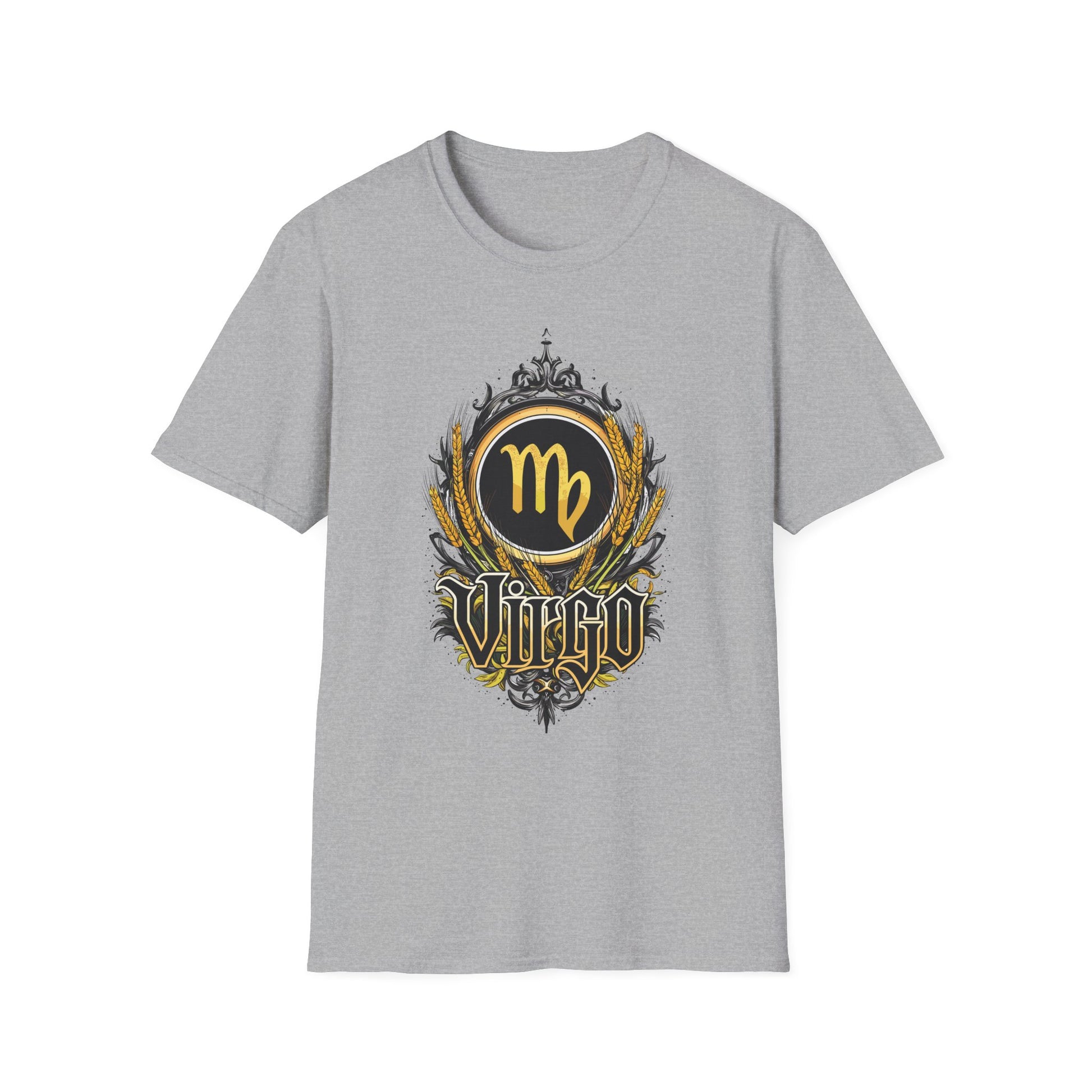 Virgo Zodiac T-Shirt Sport Grey Printify T-Shirt Rhythm & Drip Apparel