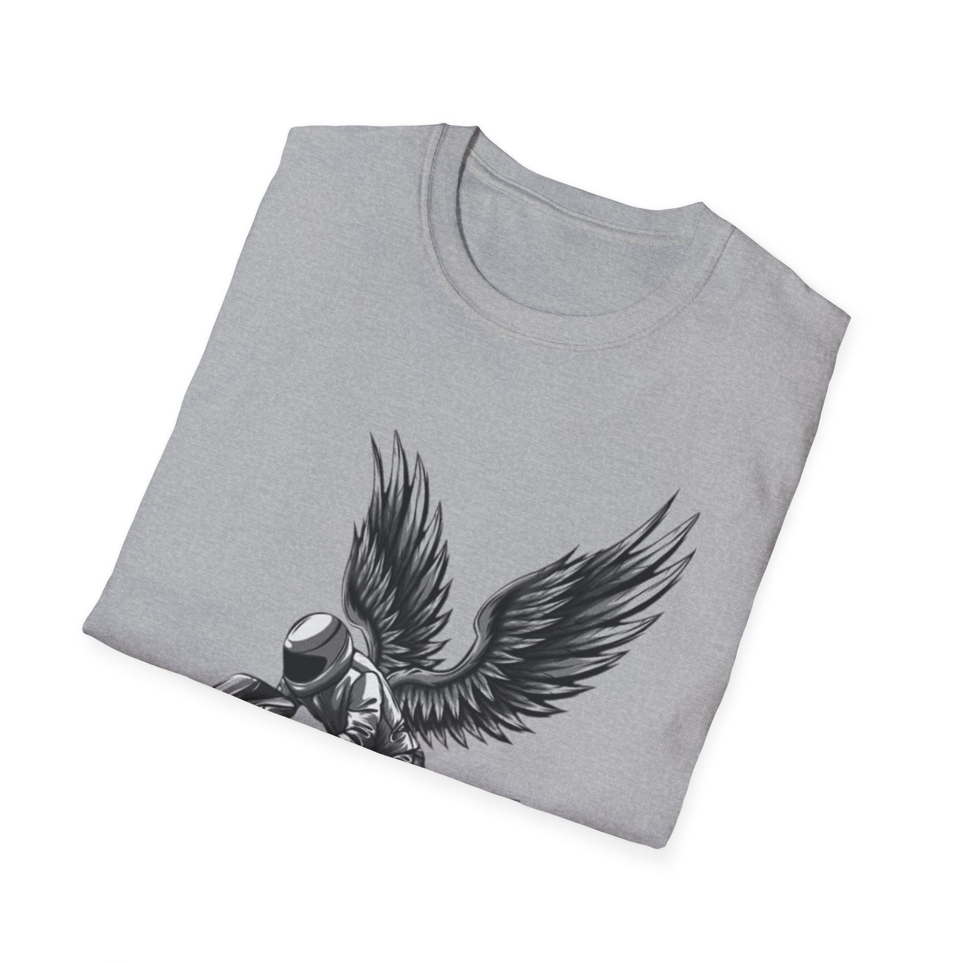 Wings of Freedom Motorbike T-Shirt Printify T-Shirt Rhythm & Drip Apparel