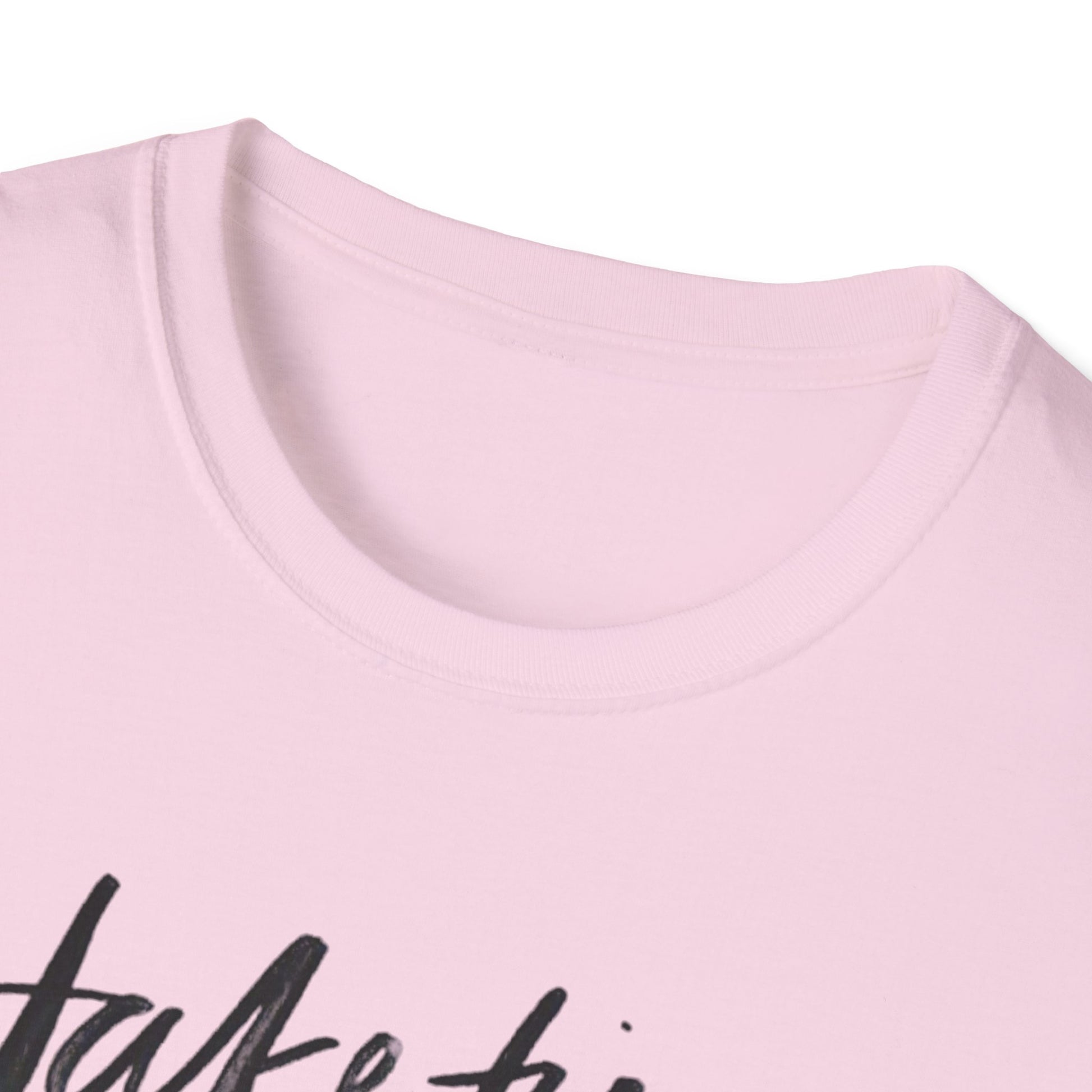 Inspirational Unisex Softstyle T-Shirt - 'Take Time to Make Your Soul Happy' - Rhythm & Drip