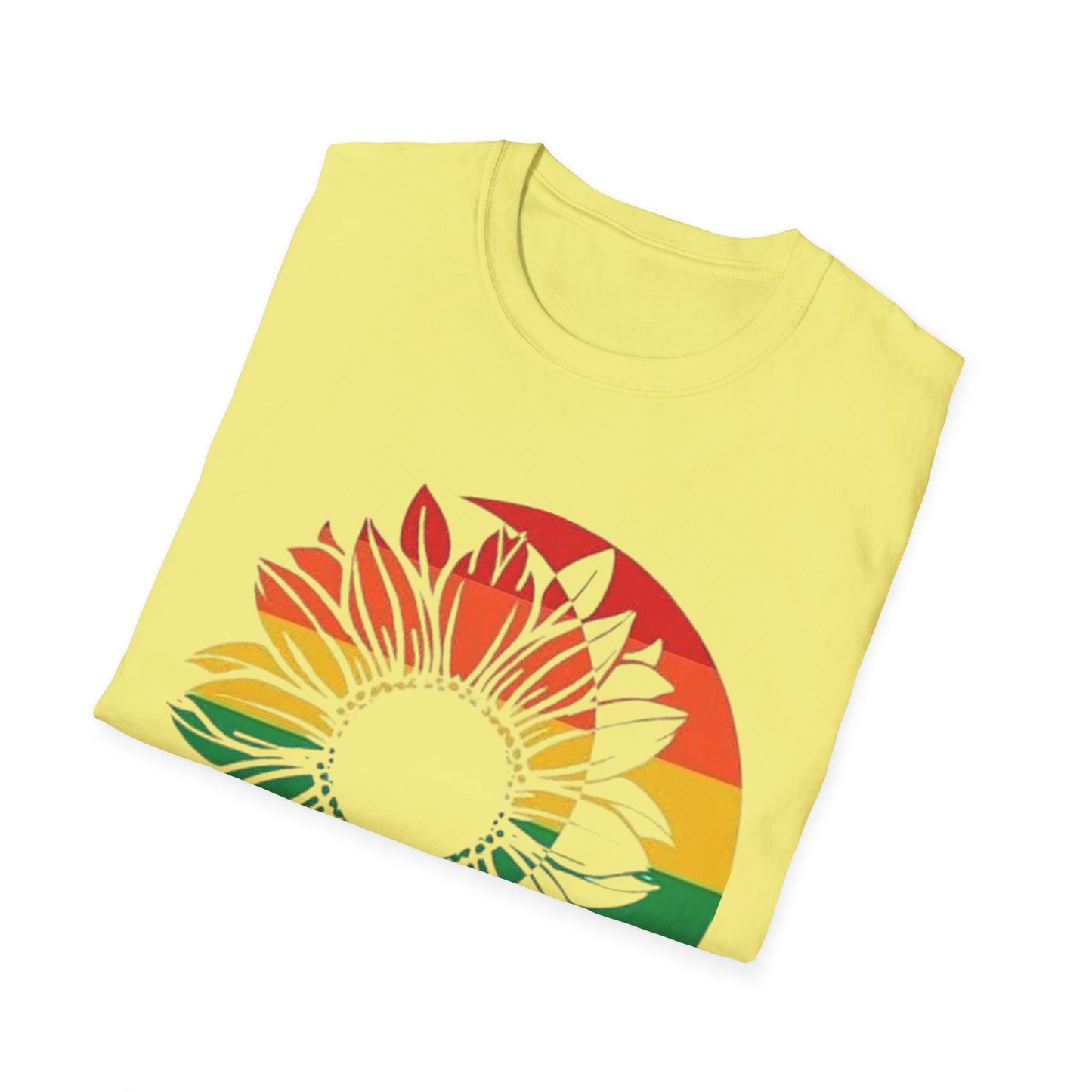 Vibrant Sunflower LGBTQ+ Unisex T-Shirt Printify T-Shirt Rhythm & Drip Apparel