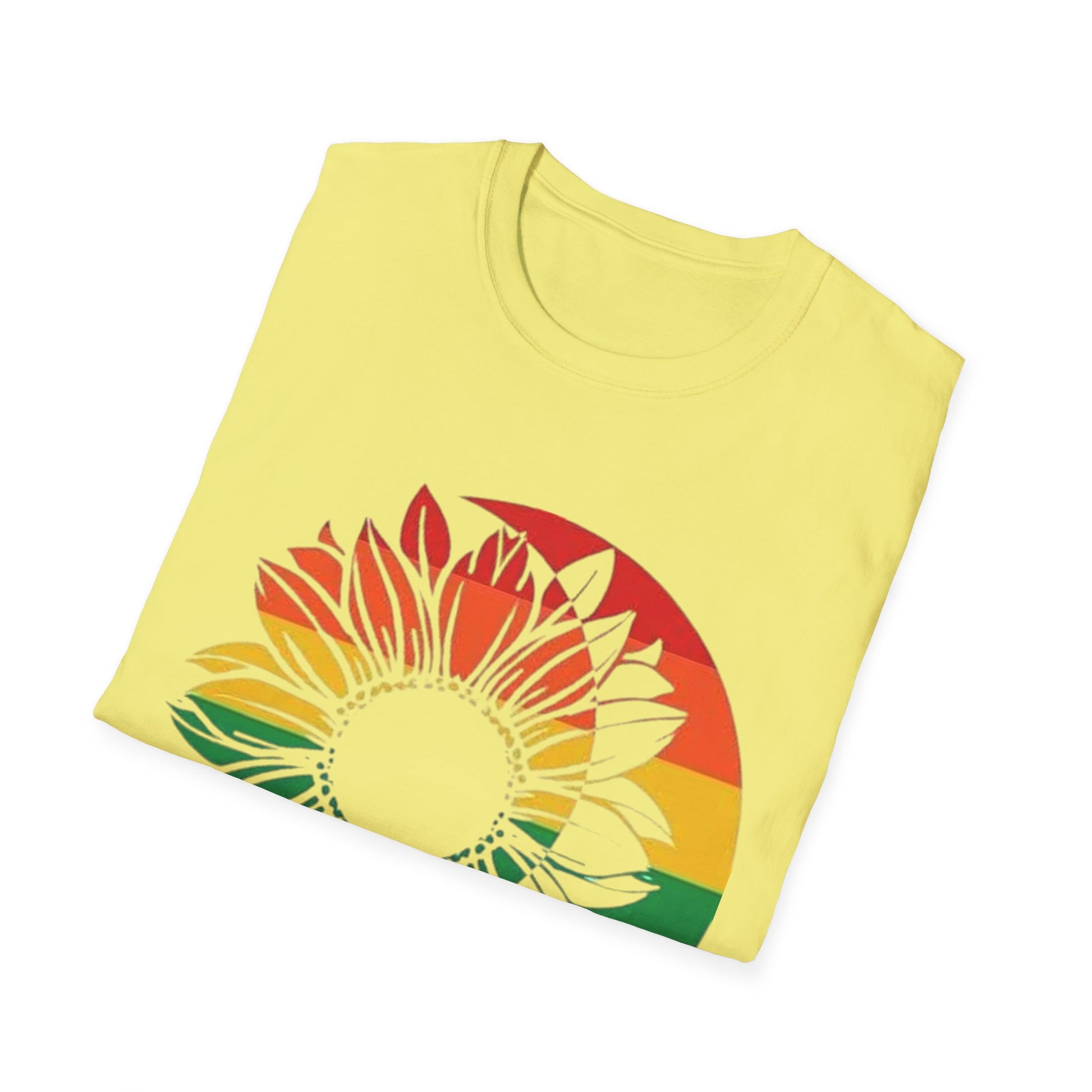 Vibrant Sunflower LGBTQ+ Unisex T-Shirt Printify T-Shirt Rhythm & Drip Apparel