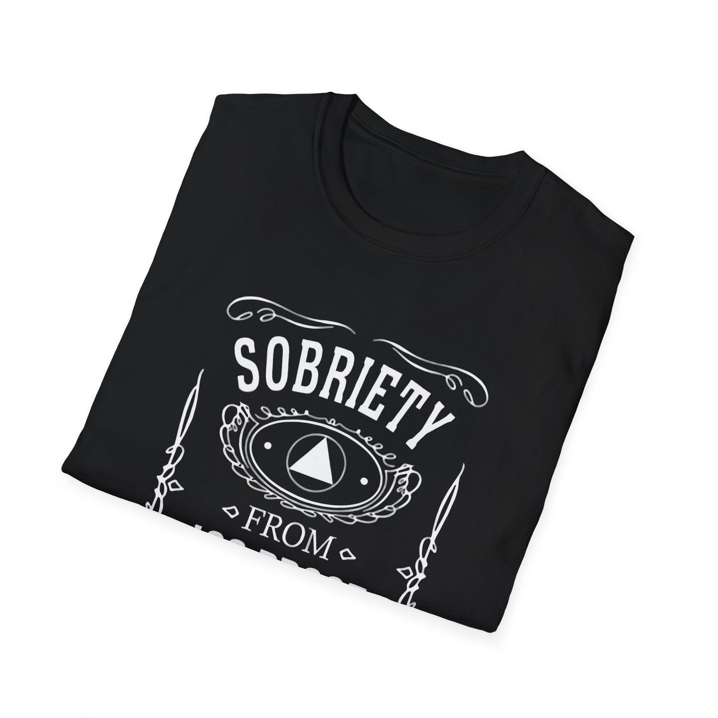Addiction- Sobriety T-Shirt - Unisex Tee, Recovery Gift, Alcohol Awareness Apparel, Motivational Shirt, Sober Living Wear, Gift for Friends Printify T-Shirt Rhythm & Drip Apparel
