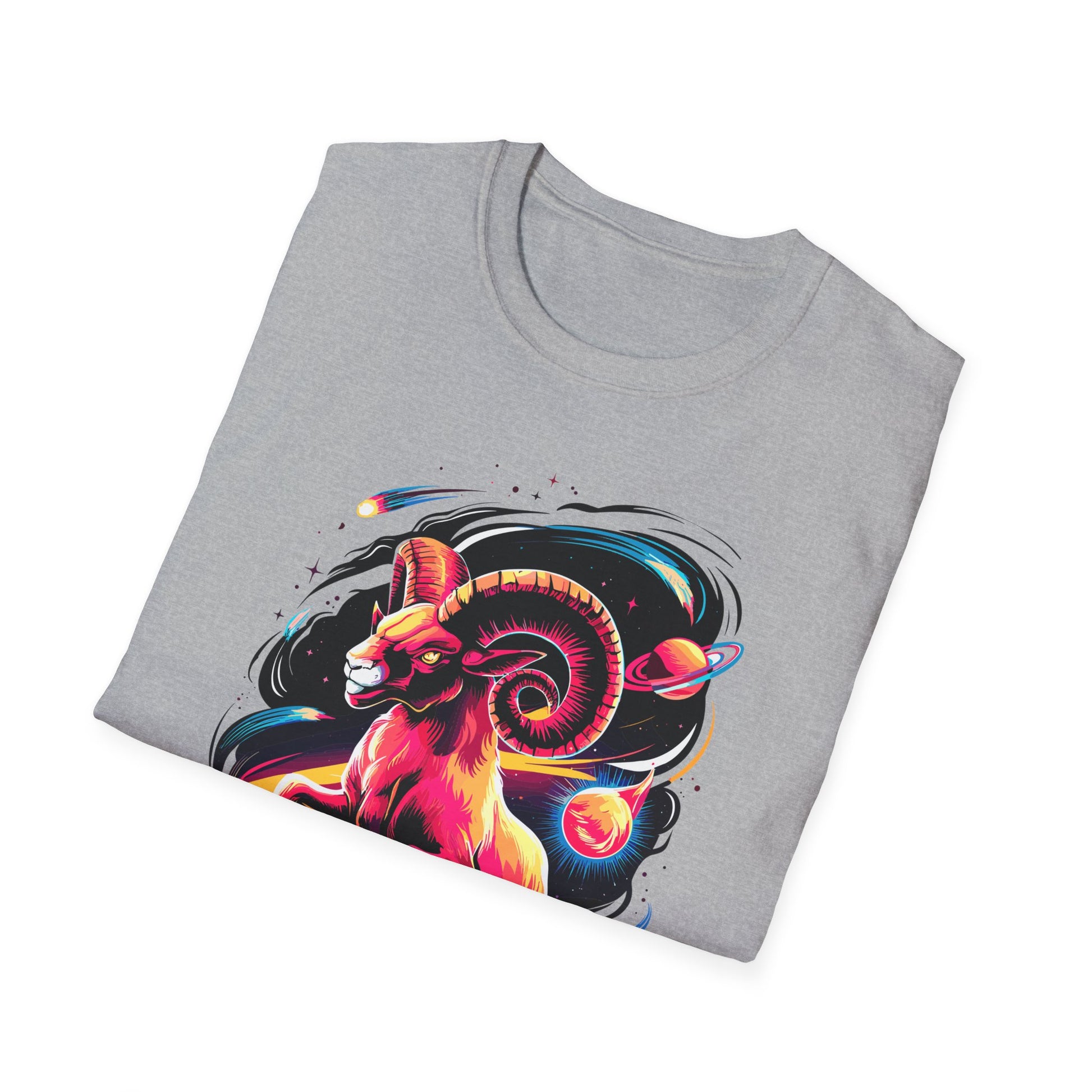Aries Zodiac T-Shirt Printify T-Shirt Rhythm & Drip Apparel