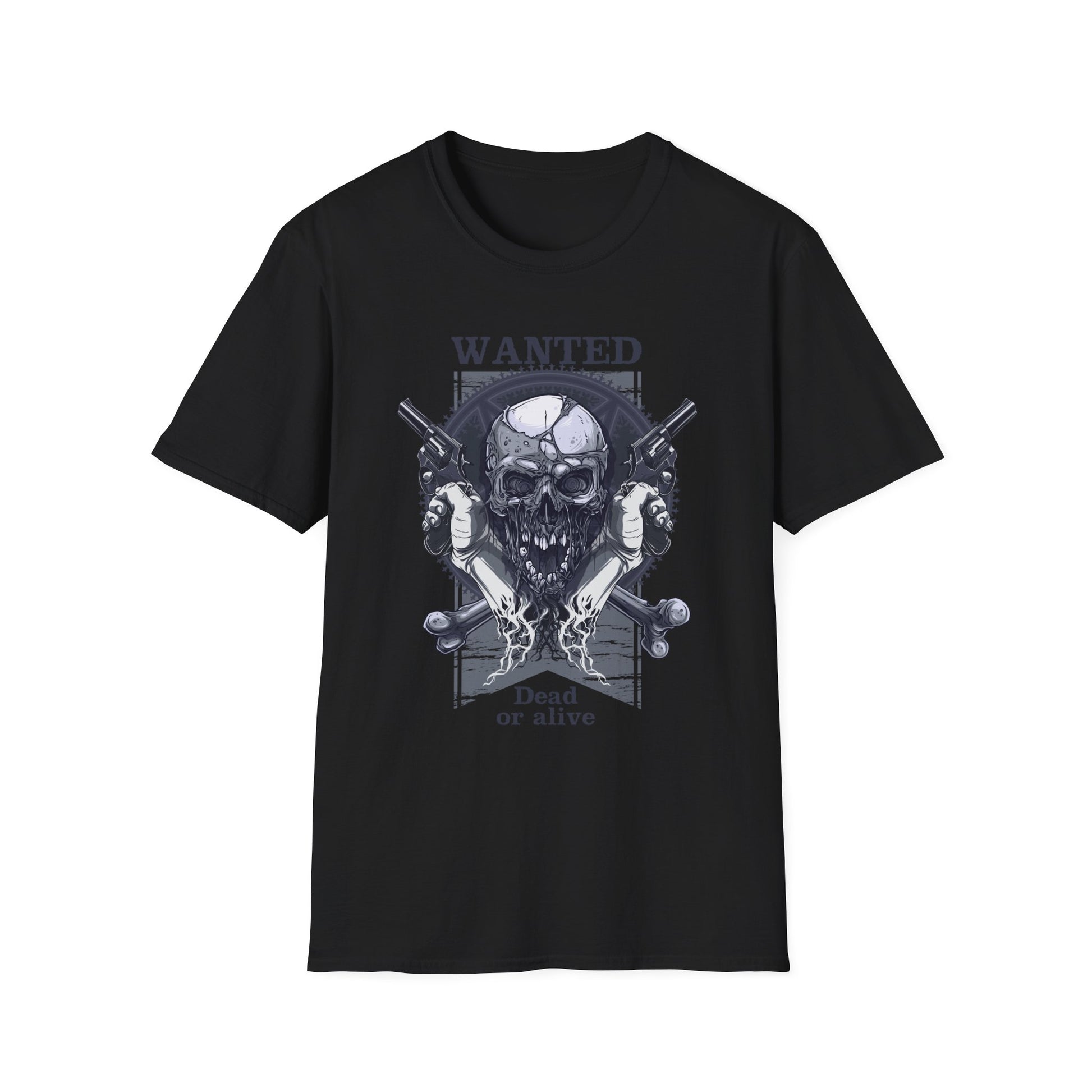 Wanted: Dead or Alive Black Printify T-Shirt Rhythm & Drip Apparel